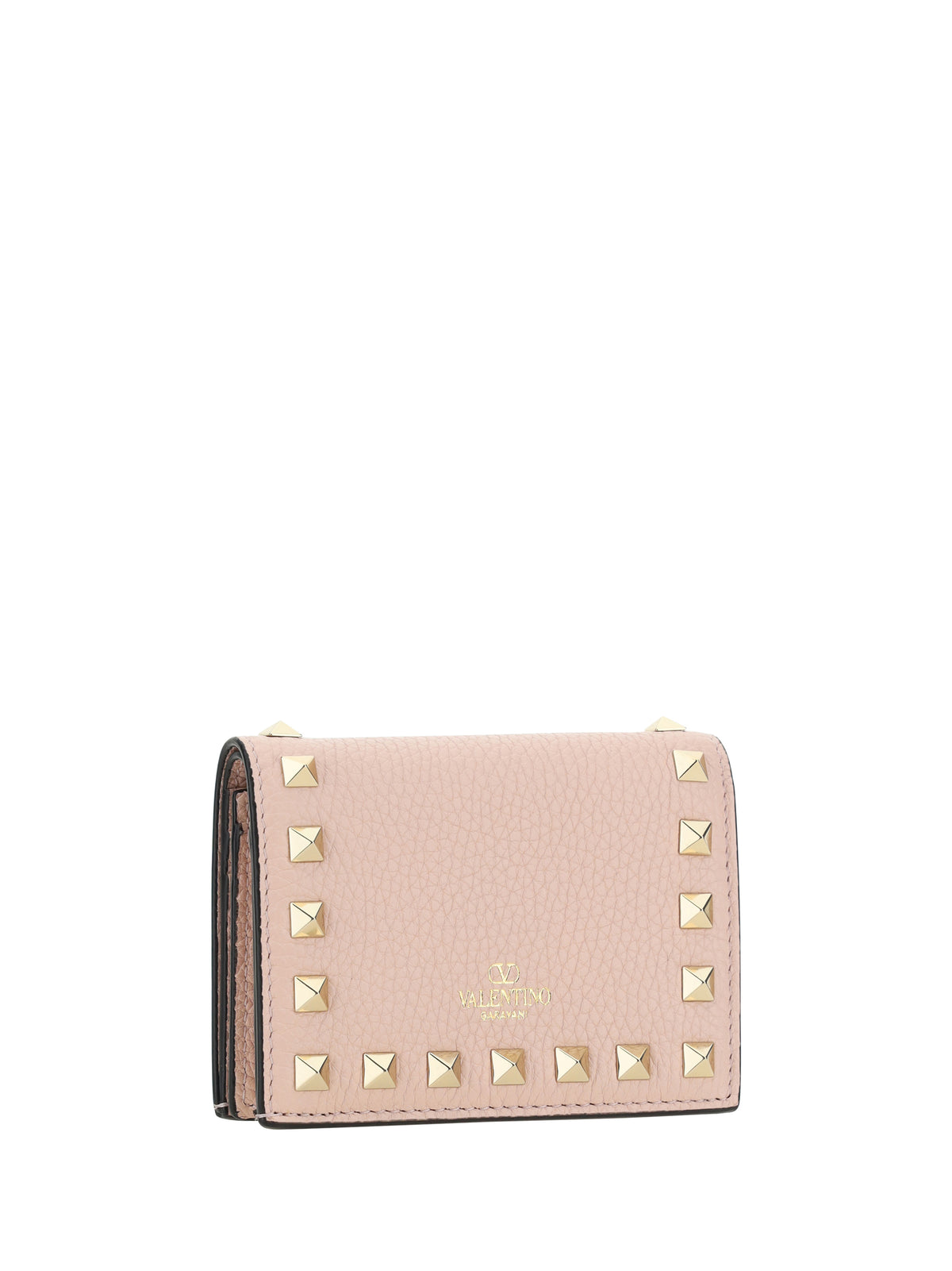 Valentino Garavani Rockstud Wallet - Rose Quartz