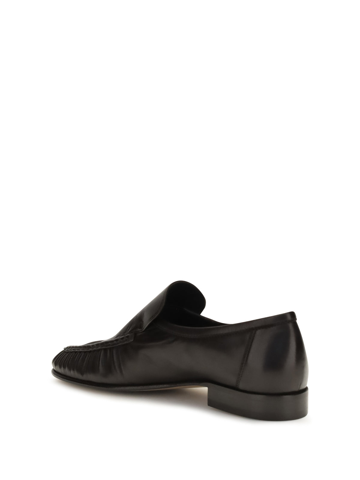 The Row Two Loafers - Lacquer Brown