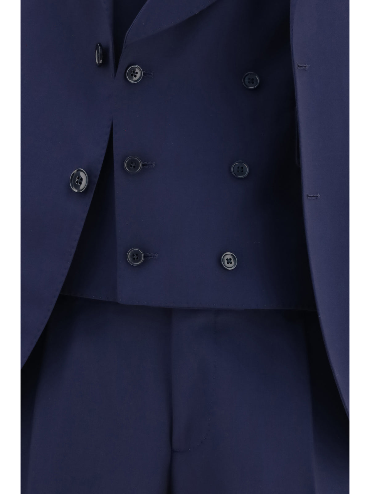 Lardini Wool Suit with double-breasted Jacket and vest - 351-33
