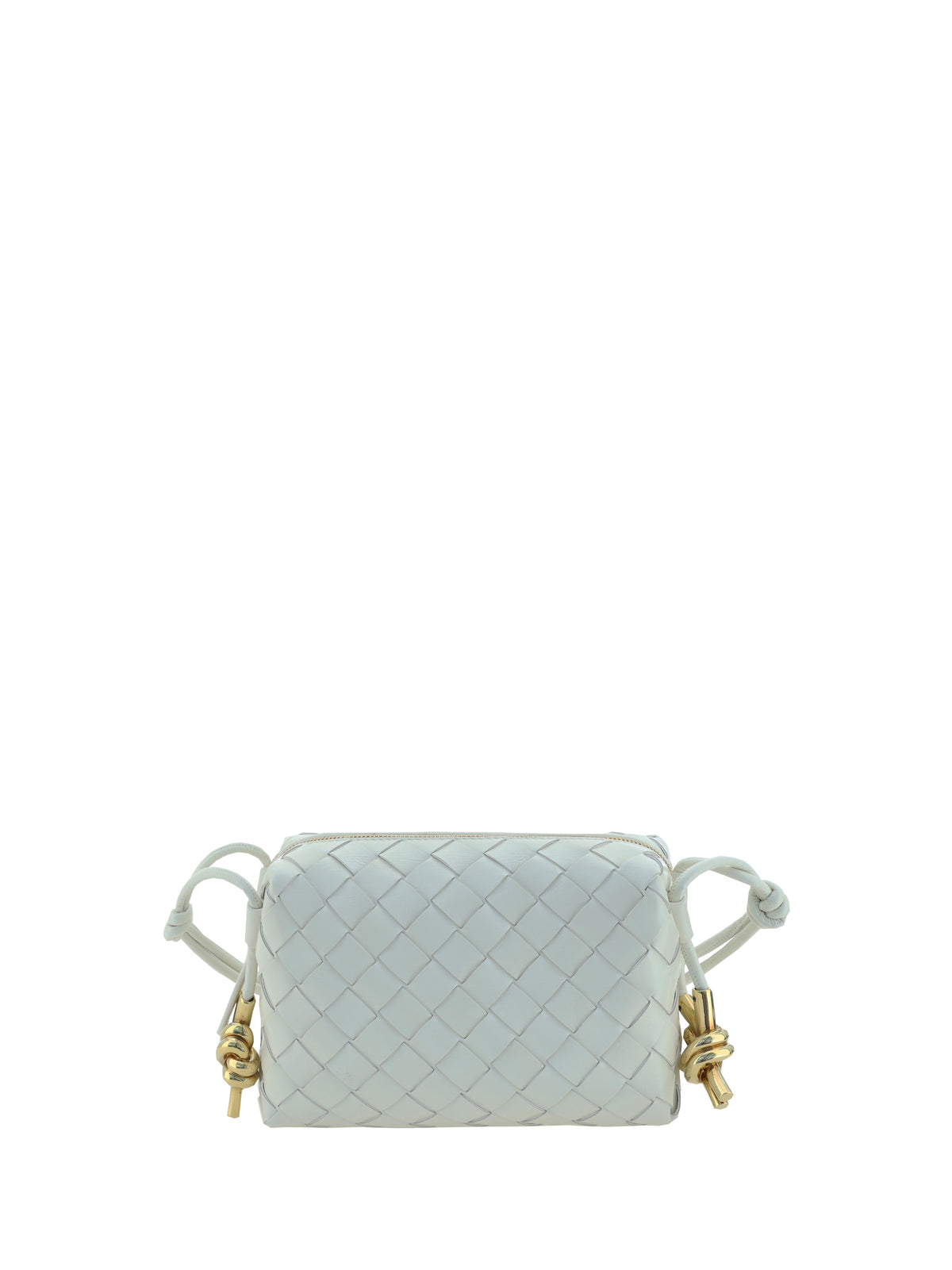 Bottega Veneta Loop leather Shoulder Bag - Bone-M Brass