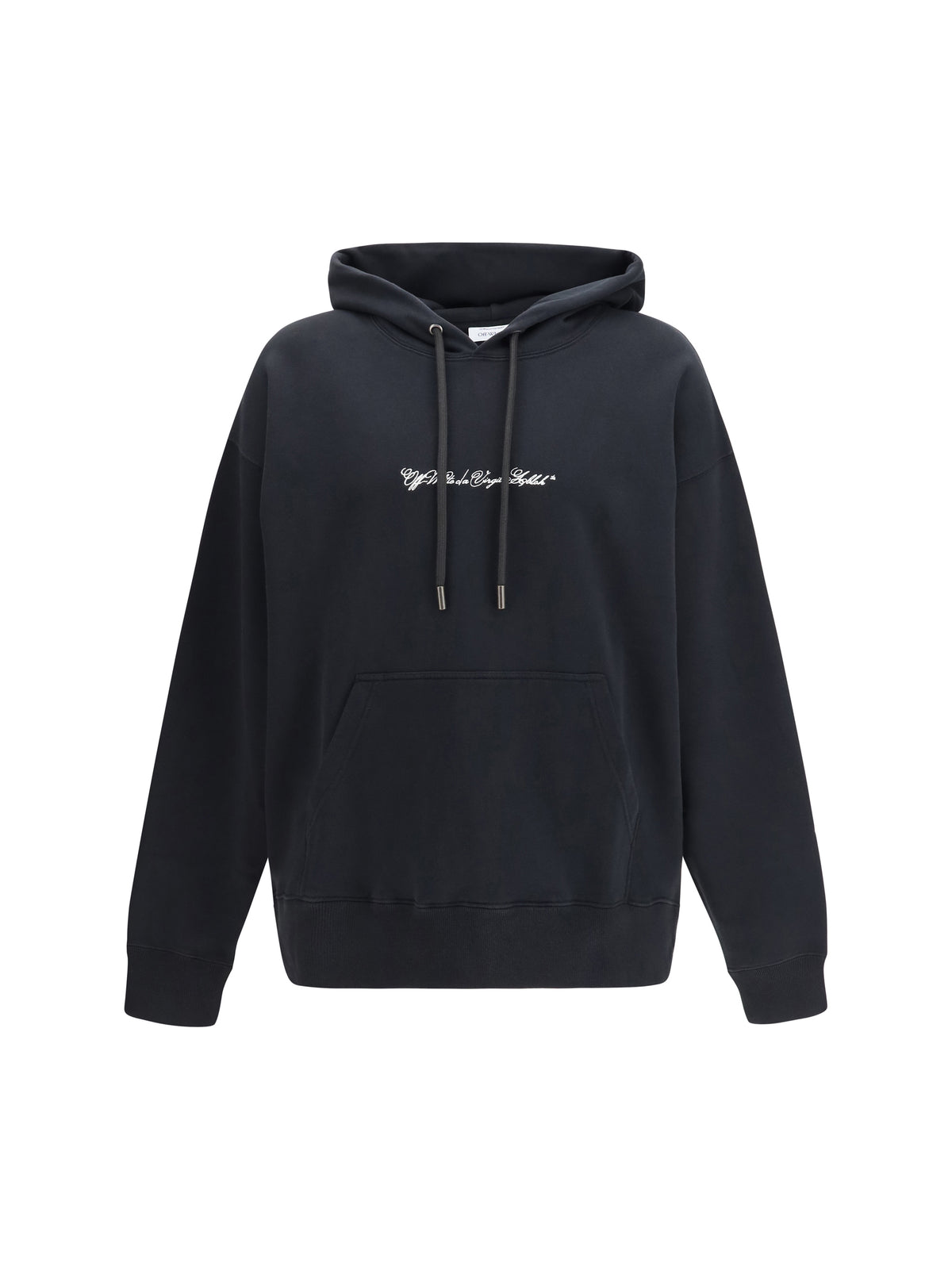 Off-White Script Arrow Diagonal Skate Hoodie - Black