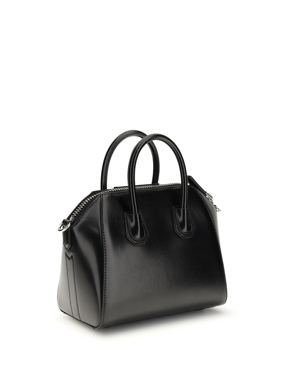 Givenchy Box leather Antigona mini Handbag - Black