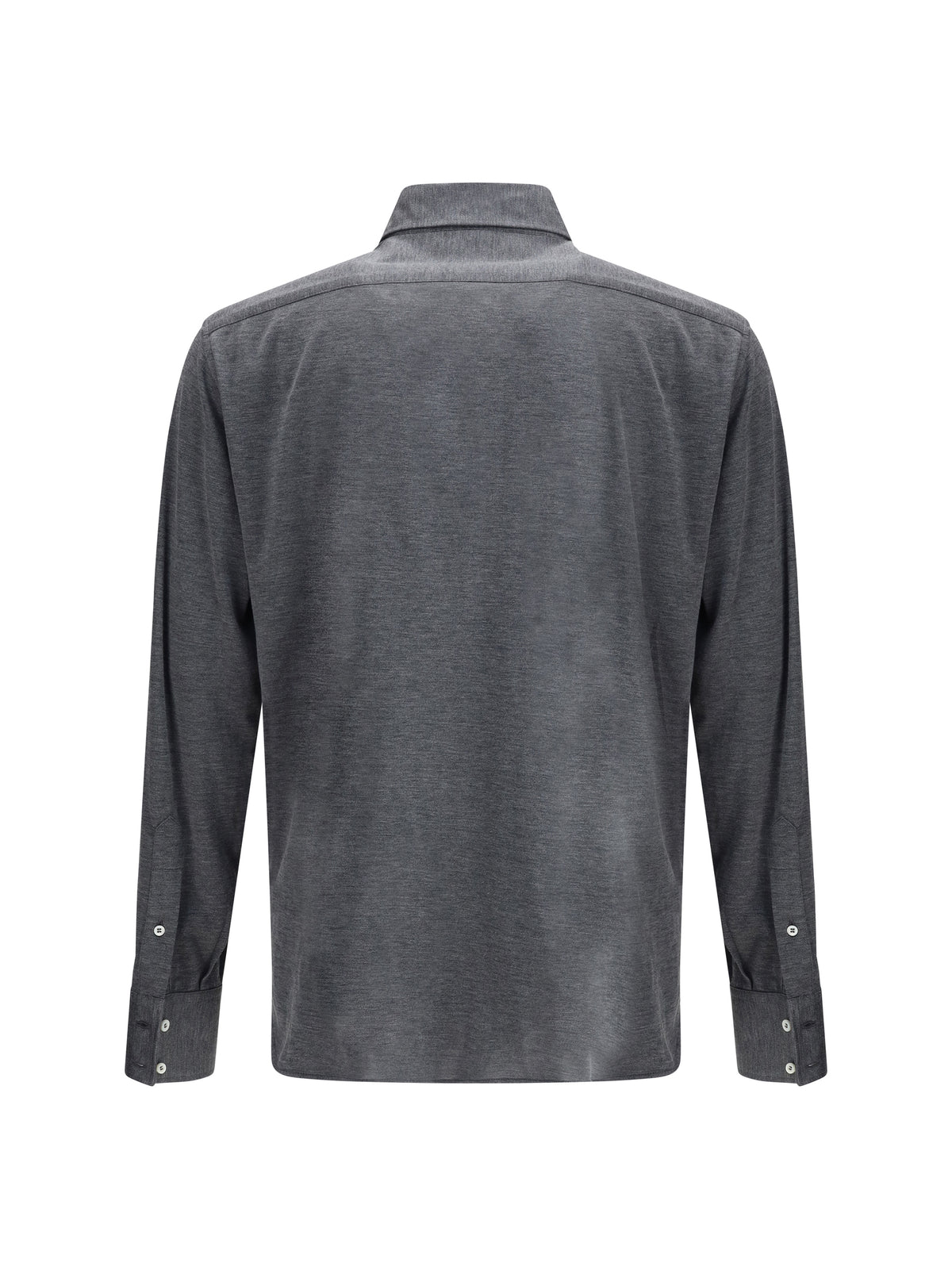 Brunello Cucinelli Silk Shirt - Dark Grey
