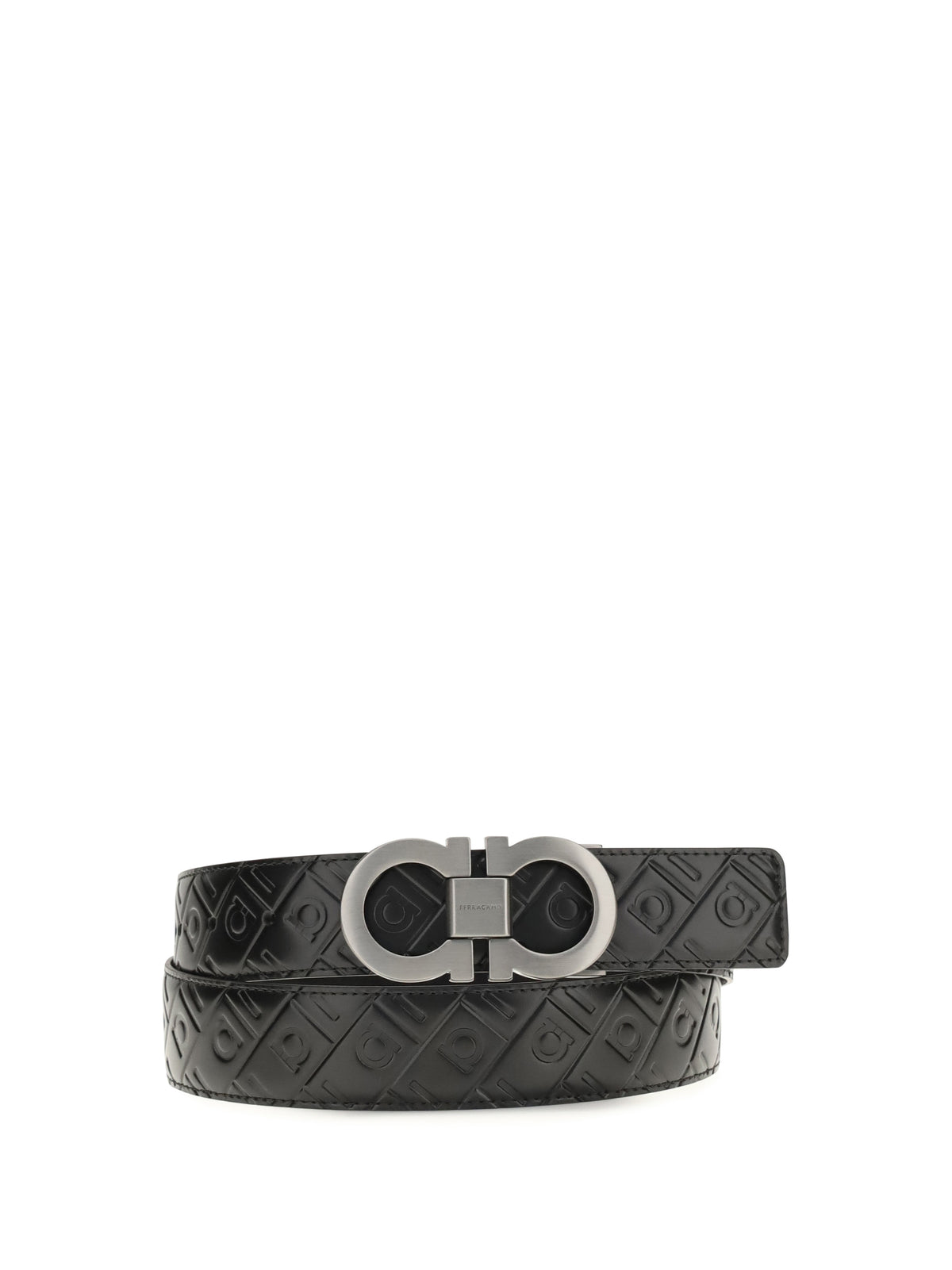 Ferragamo Reversible leather Gancini Belt - Black