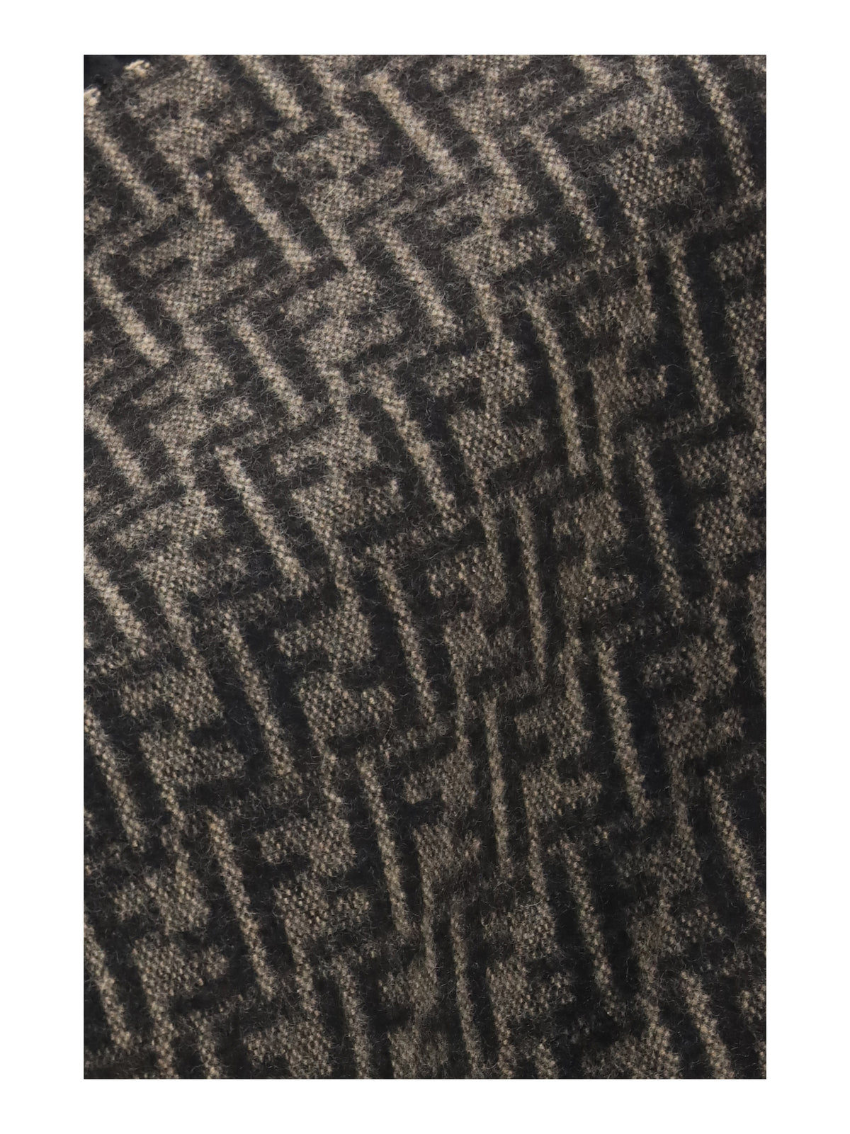 Fendi FF Zucca wool and cashmere Poncho - Tobacco Moro