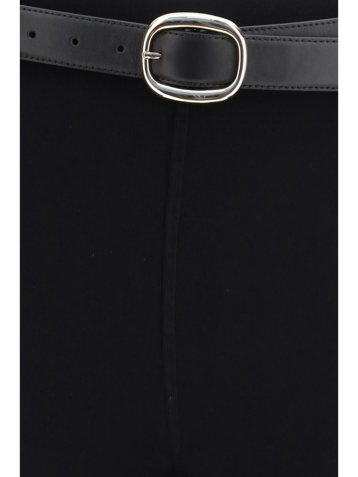 Self-Portrait Skinny Pants with belt - Black