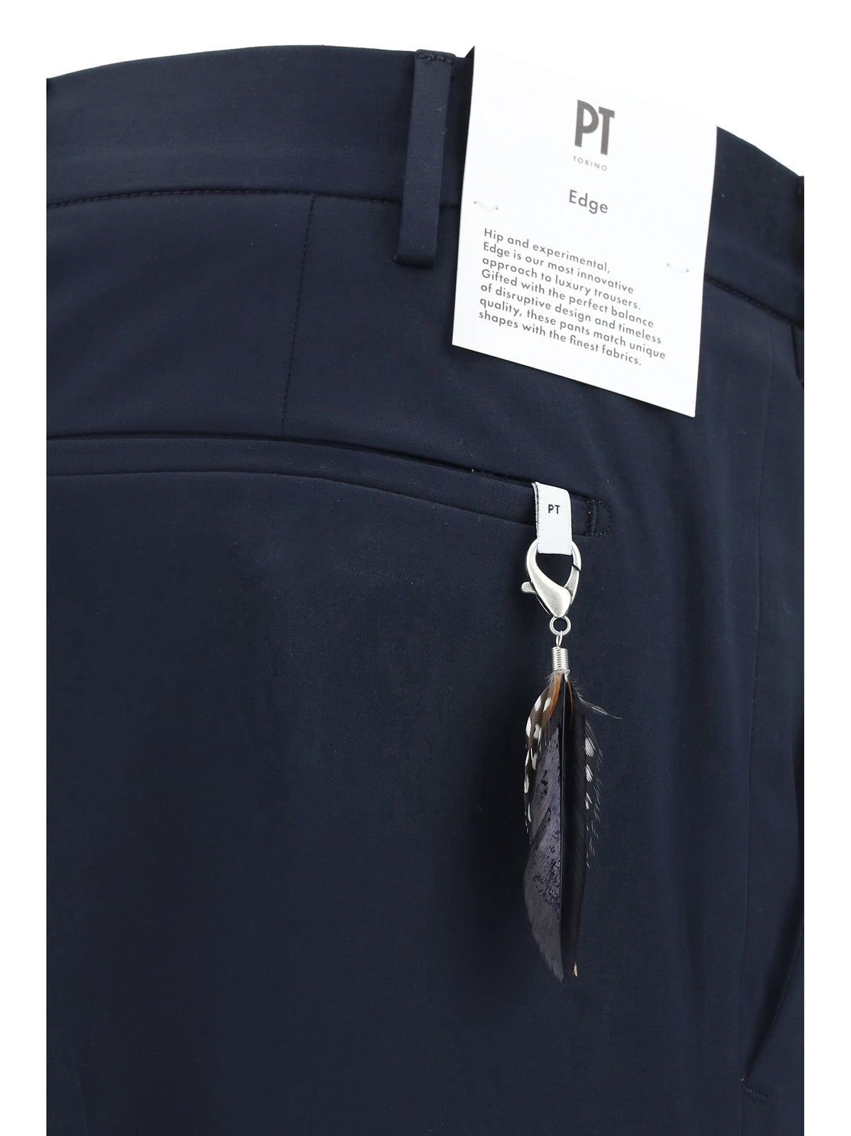 PT Torino Cotton Pants - Navy