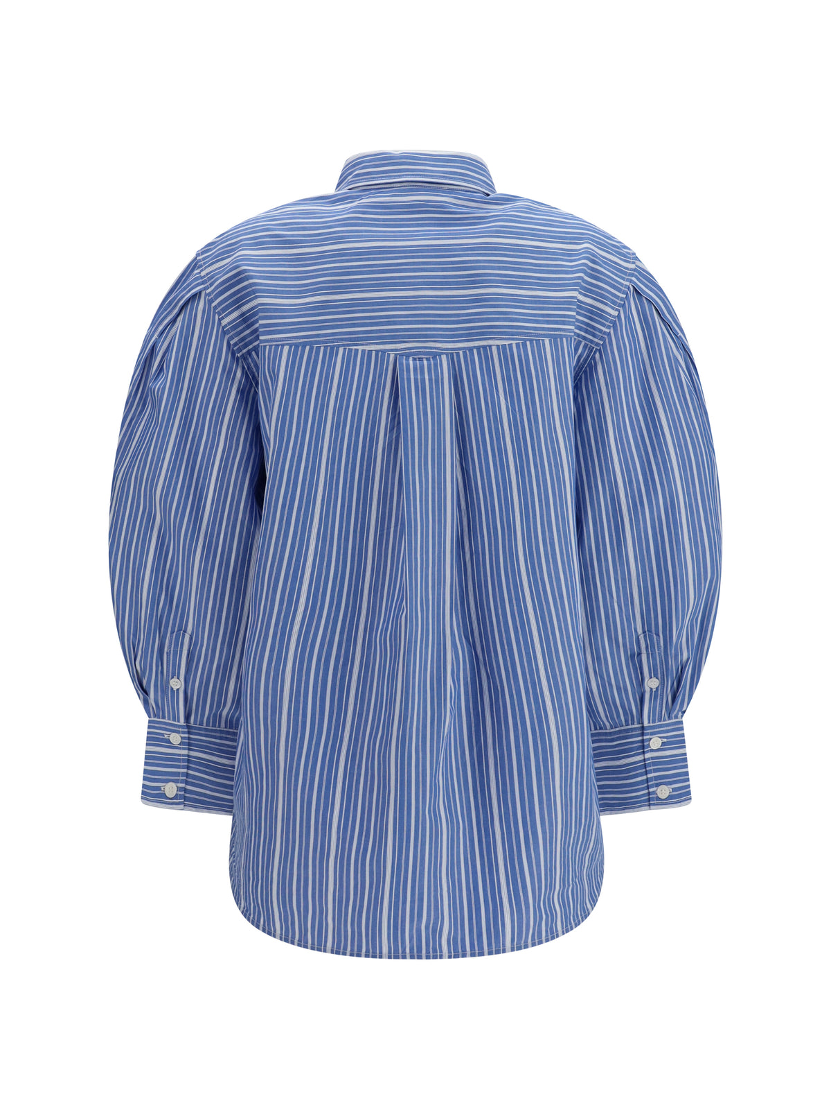 Ganni Striped cotton T-shirt - Nouvean Navy