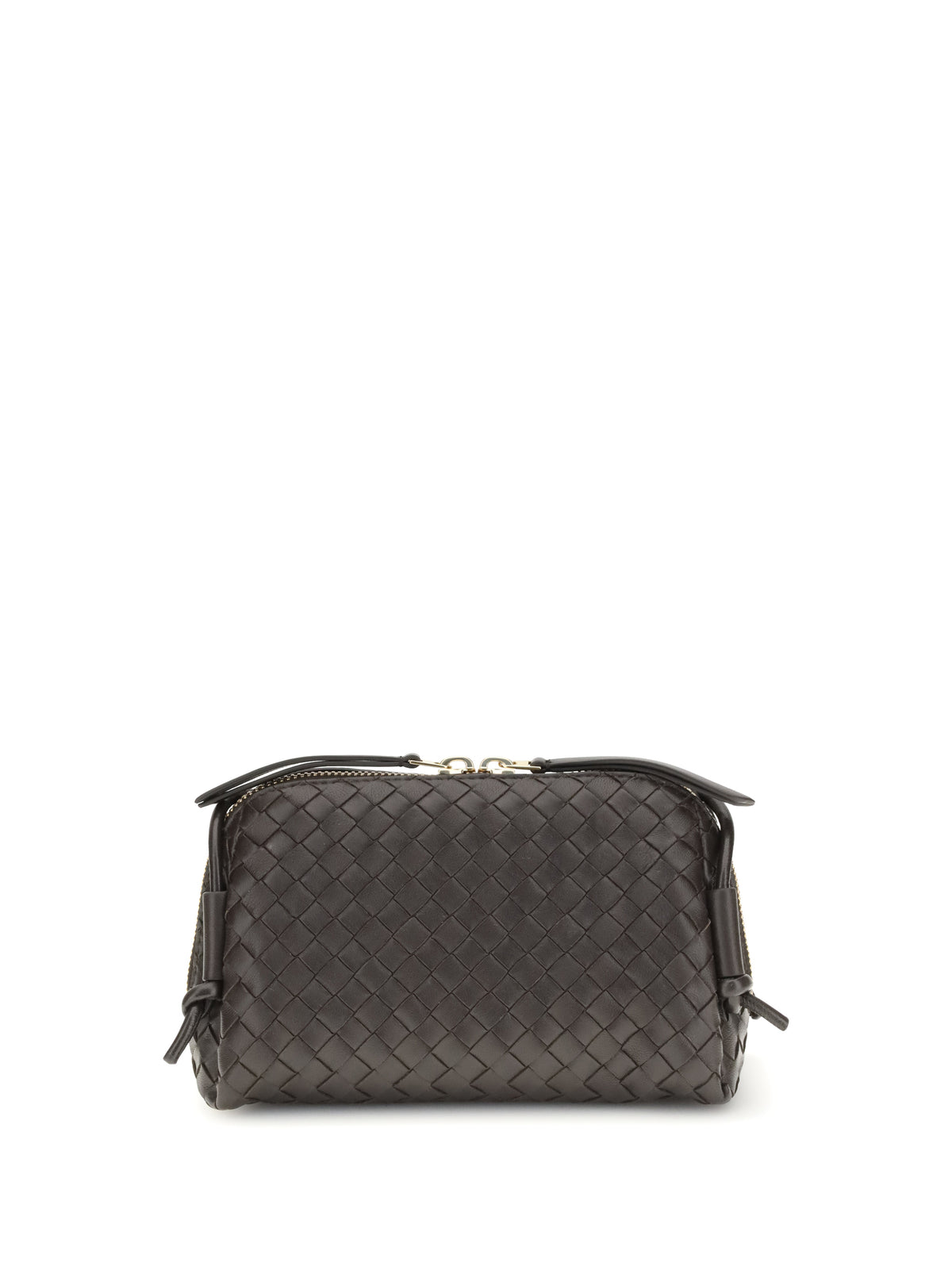Bottega Veneta Concert Handle Clutch - Fondant-M Brass