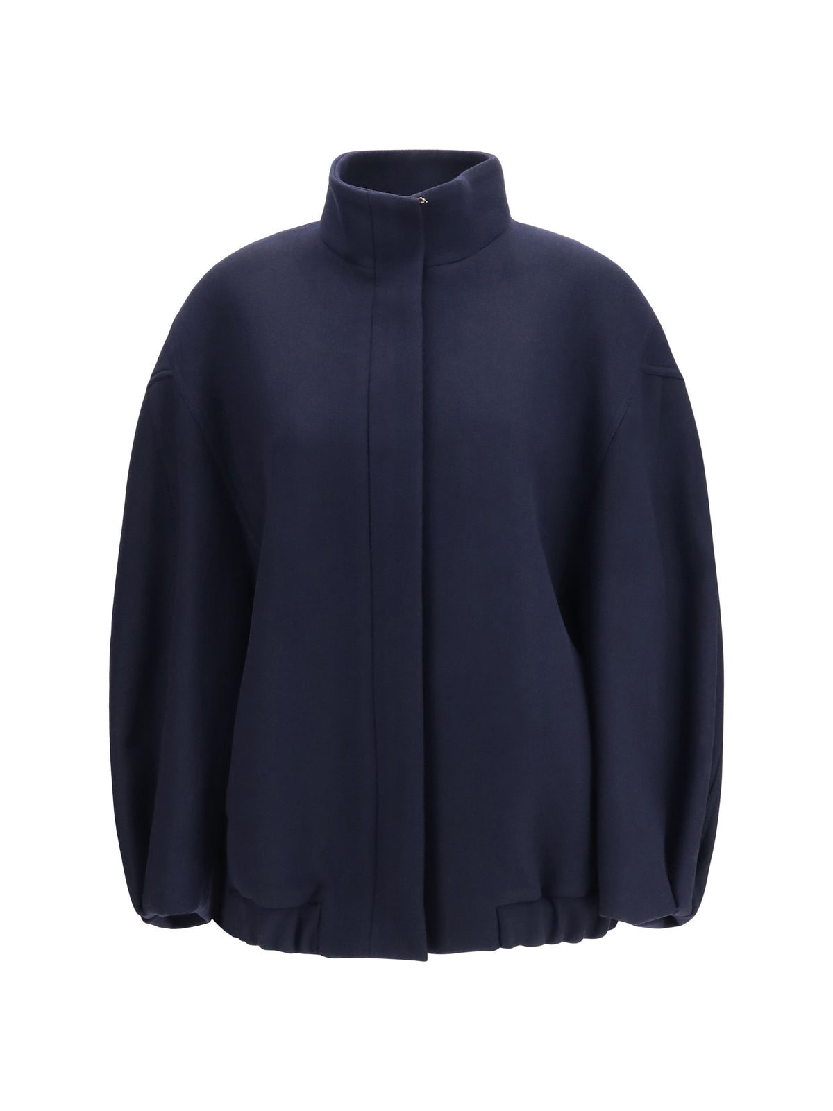 Dries Van Noten Oversized pleated Jacket - Navy