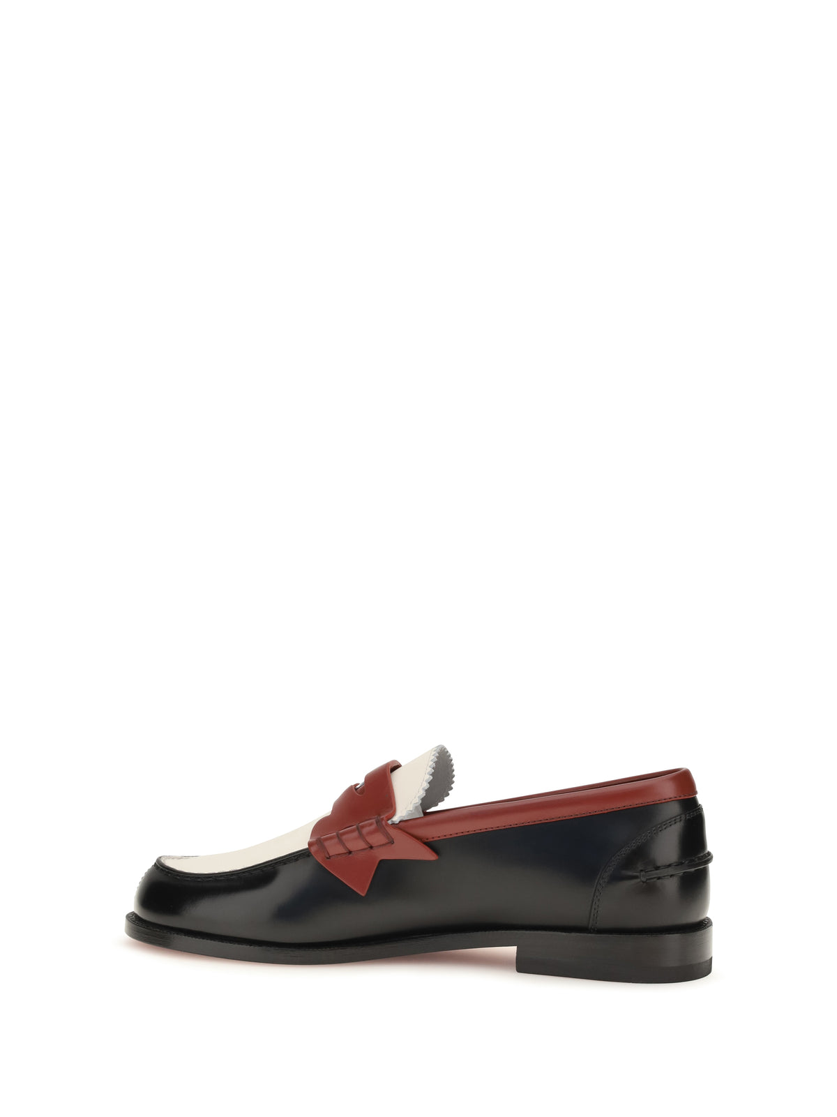 Christian Louboutin Plato leather Loafers - Version Black