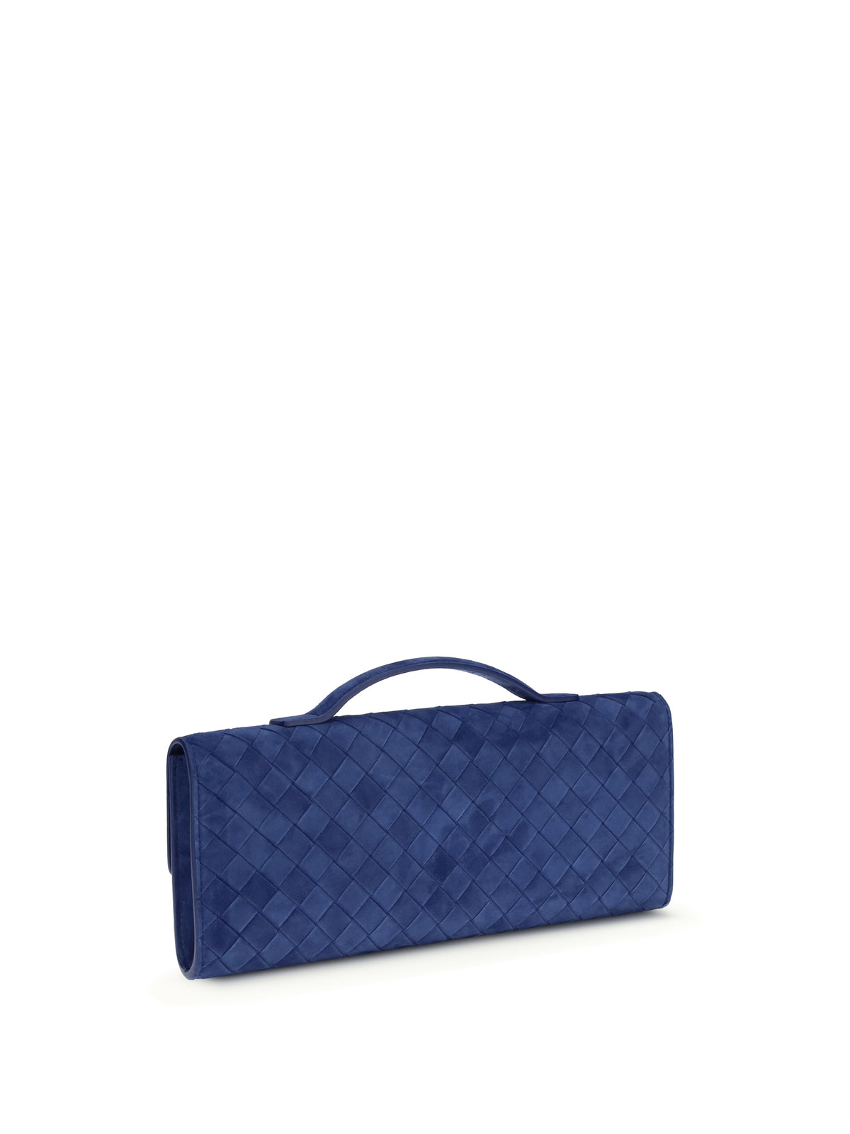 Bottega Veneta Andiamo Clutch - Blue Royal Muse Br