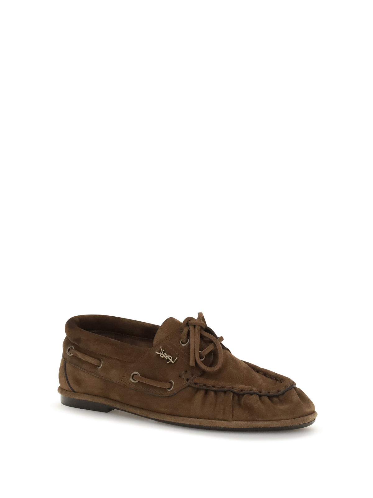 Saint Laurent Suede Loafers - Sigaro