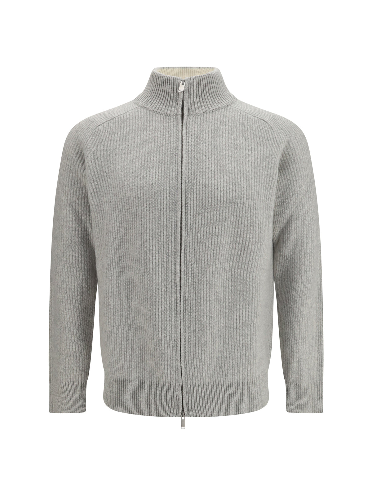 Lardini Wool and cashmere zip Sweater - 910Pa