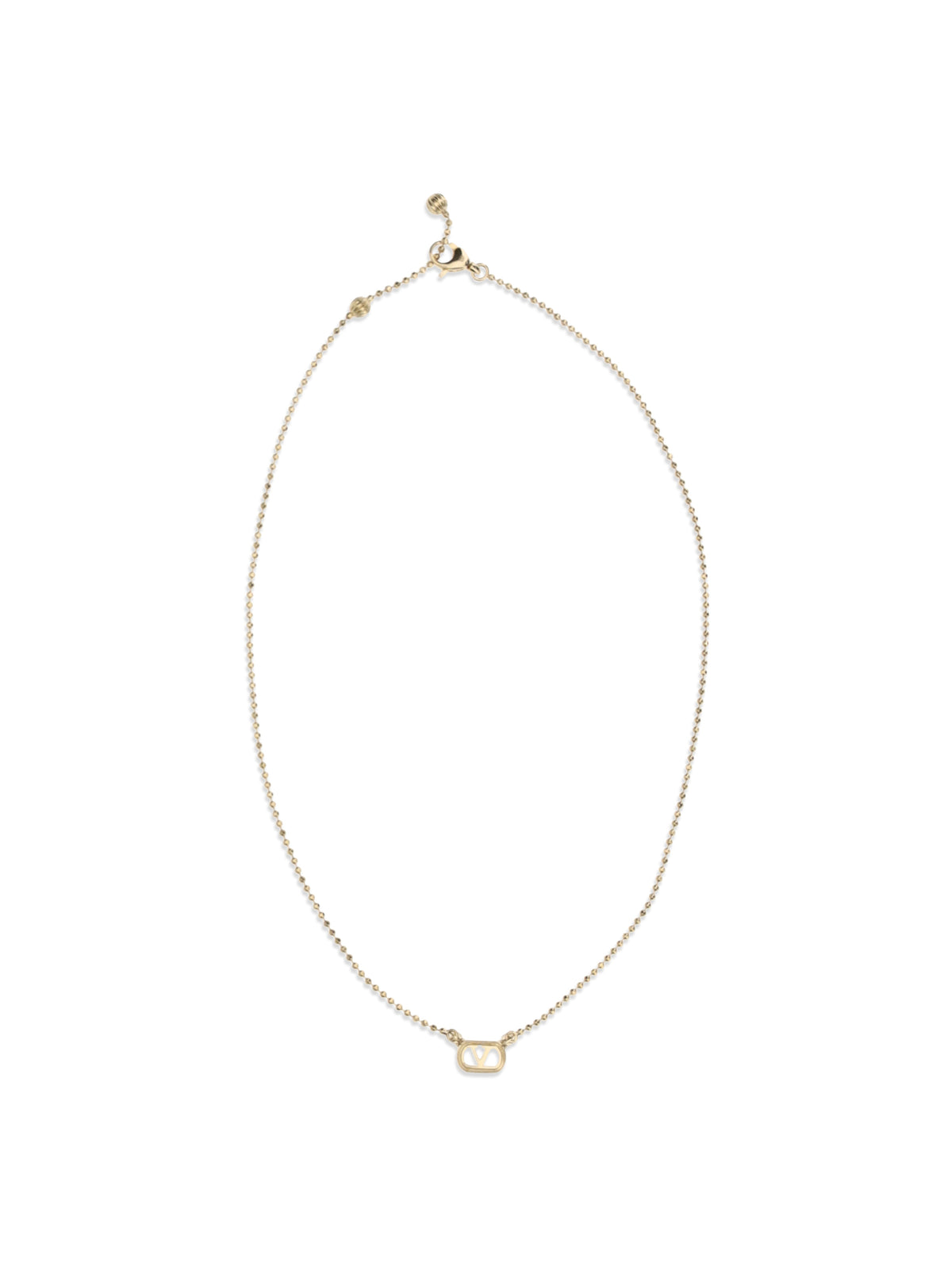 Valentino Garavani Ovalette Necklace with Swarovsky® crystals - Gold/Crystal