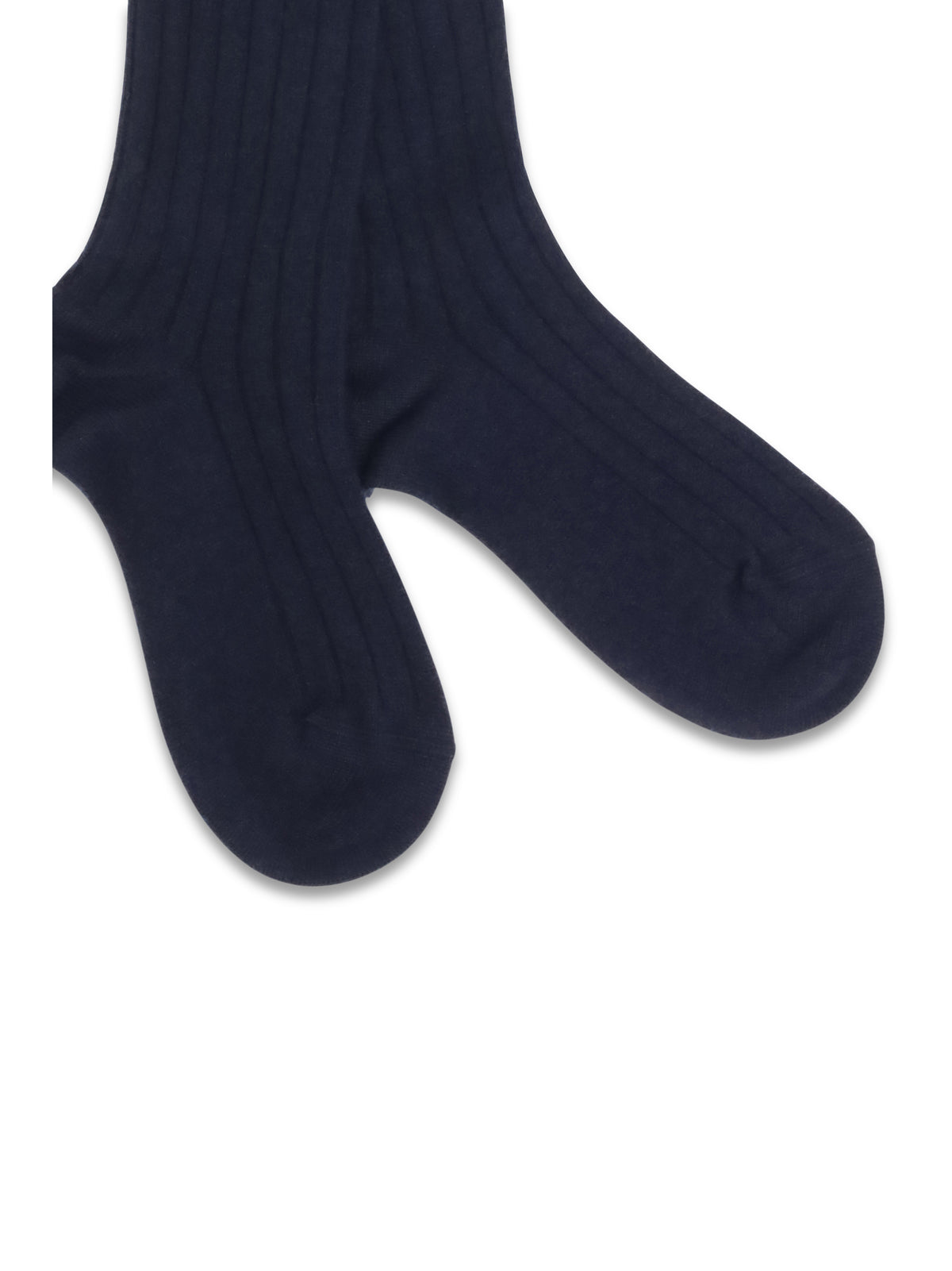 Brunello Cucinelli Ribbed cashmere Socks - Navy+Grigio Dark