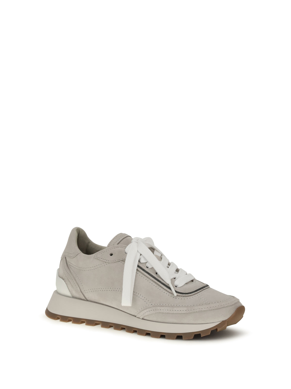 Brunello Cucinelli Leather Sneakers - Quarzo