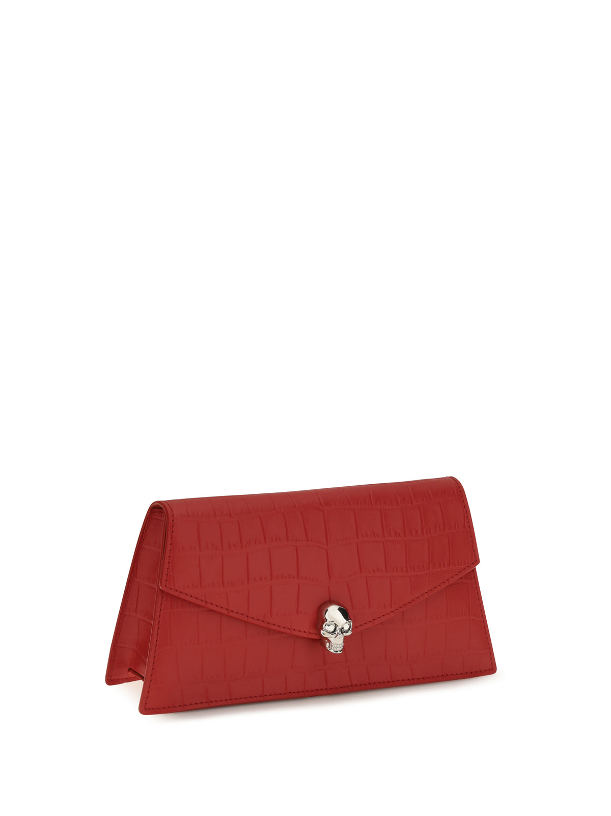Alexander McQueen Mini Skull Clutch - Red