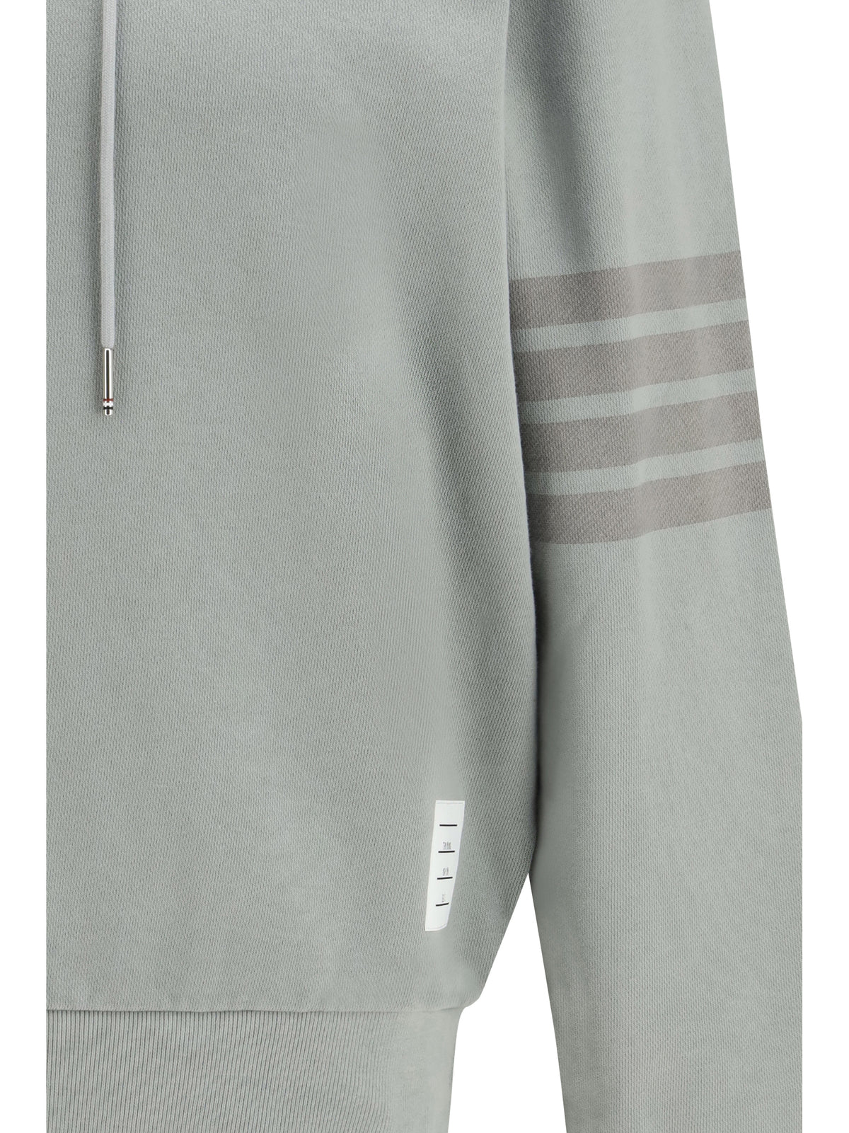 Thom Browne Cotton Hoodie - Lt Grey