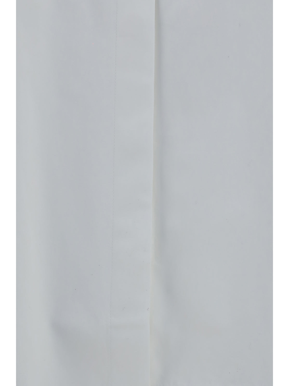 Alaïa Asymmetric cotton poplin Shirt - Blanc