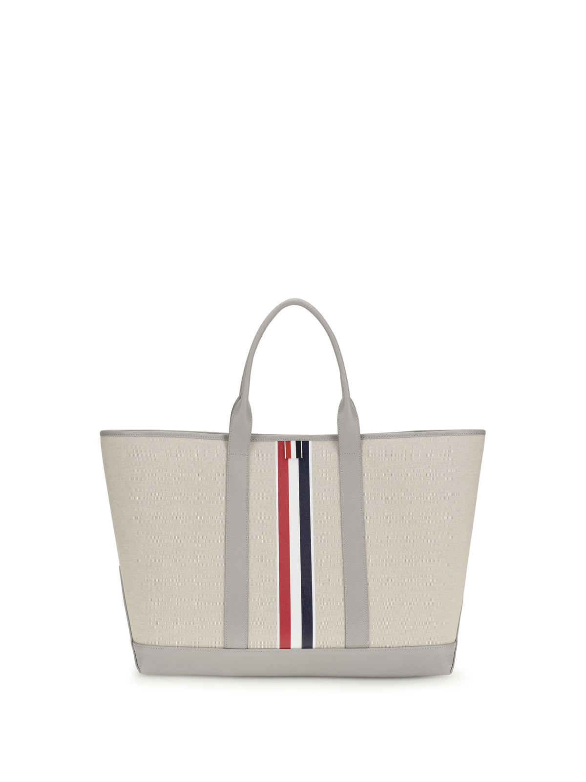 Thom Browne Canvas Tote Bag - Lt Grey