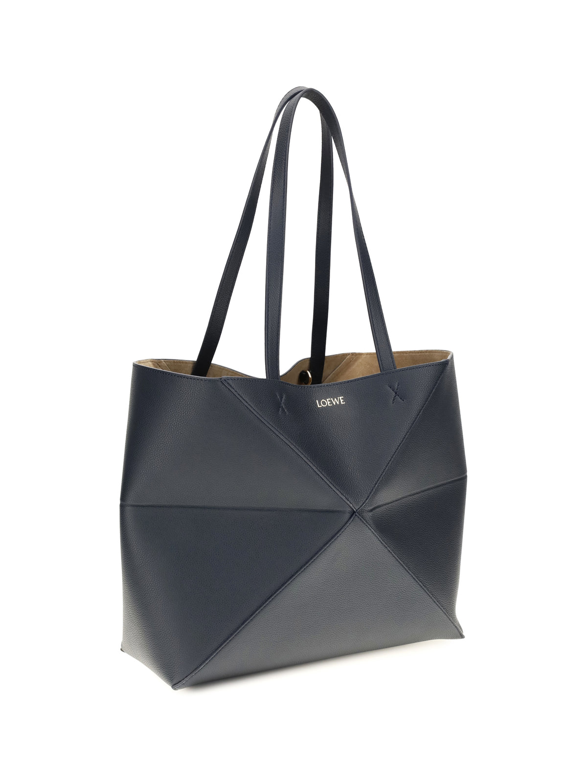 Loewe Medium Puzzle Fold Tote Bag - Deep Navy