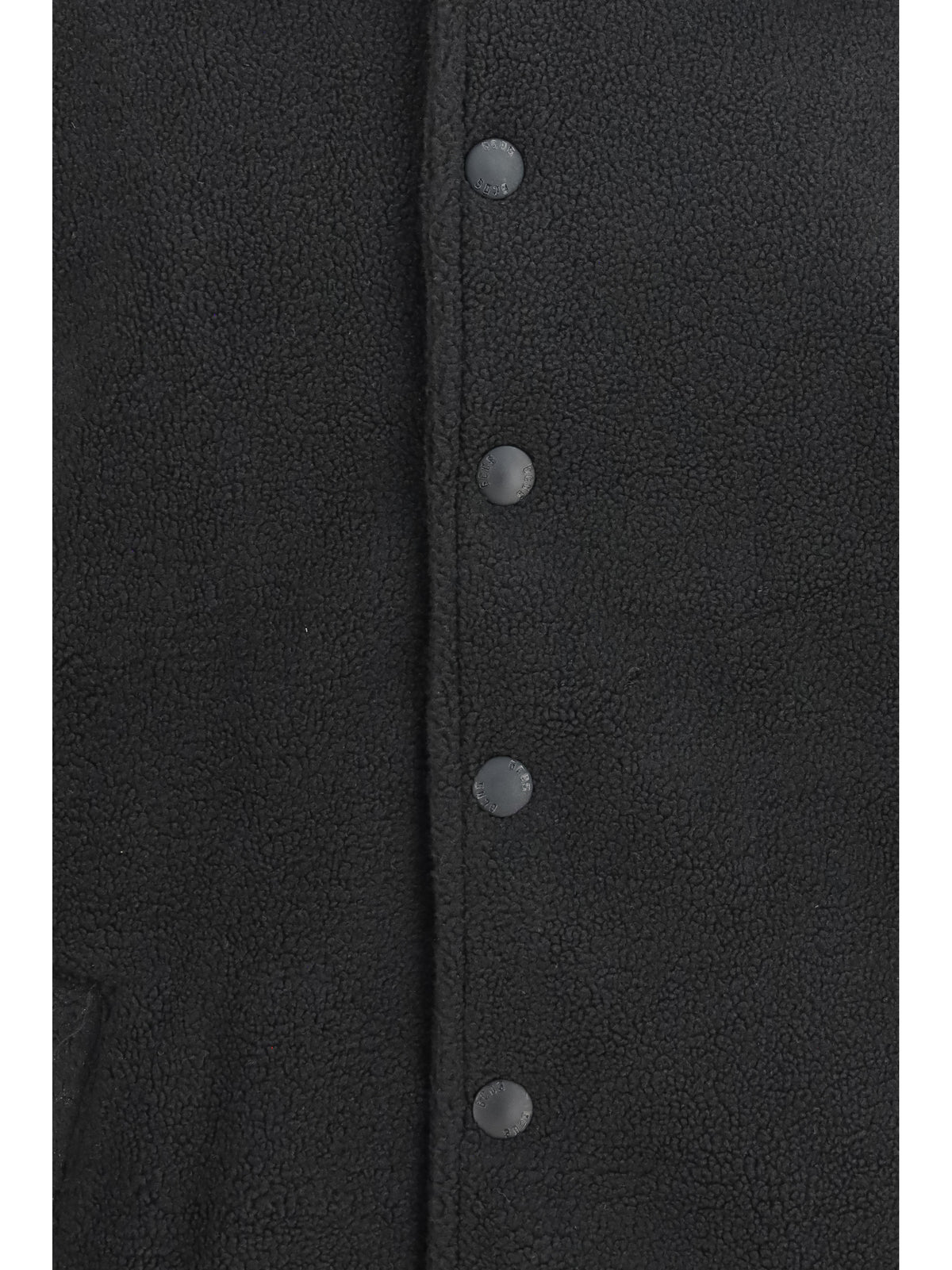 GCDS Varsity Logo Lounge Jacket - Black/Black