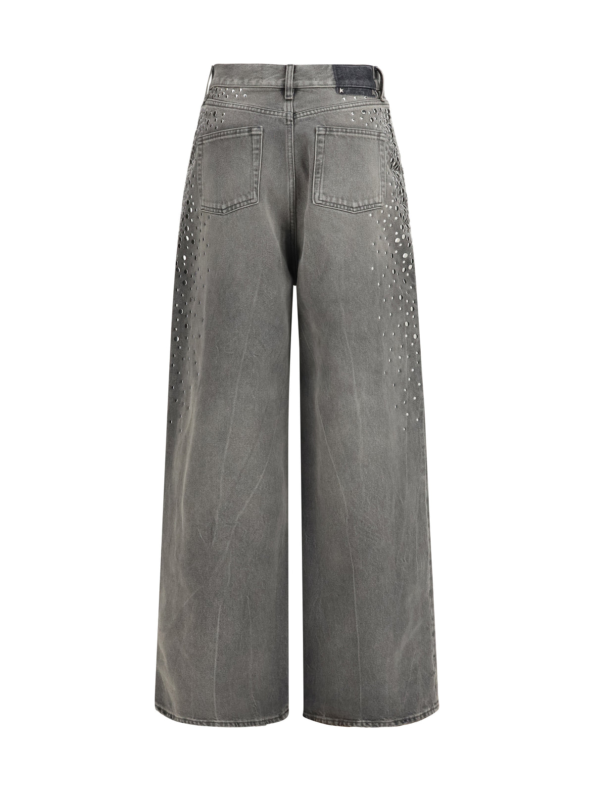 Golden Goose Melody stud degraded Jeans - Grey