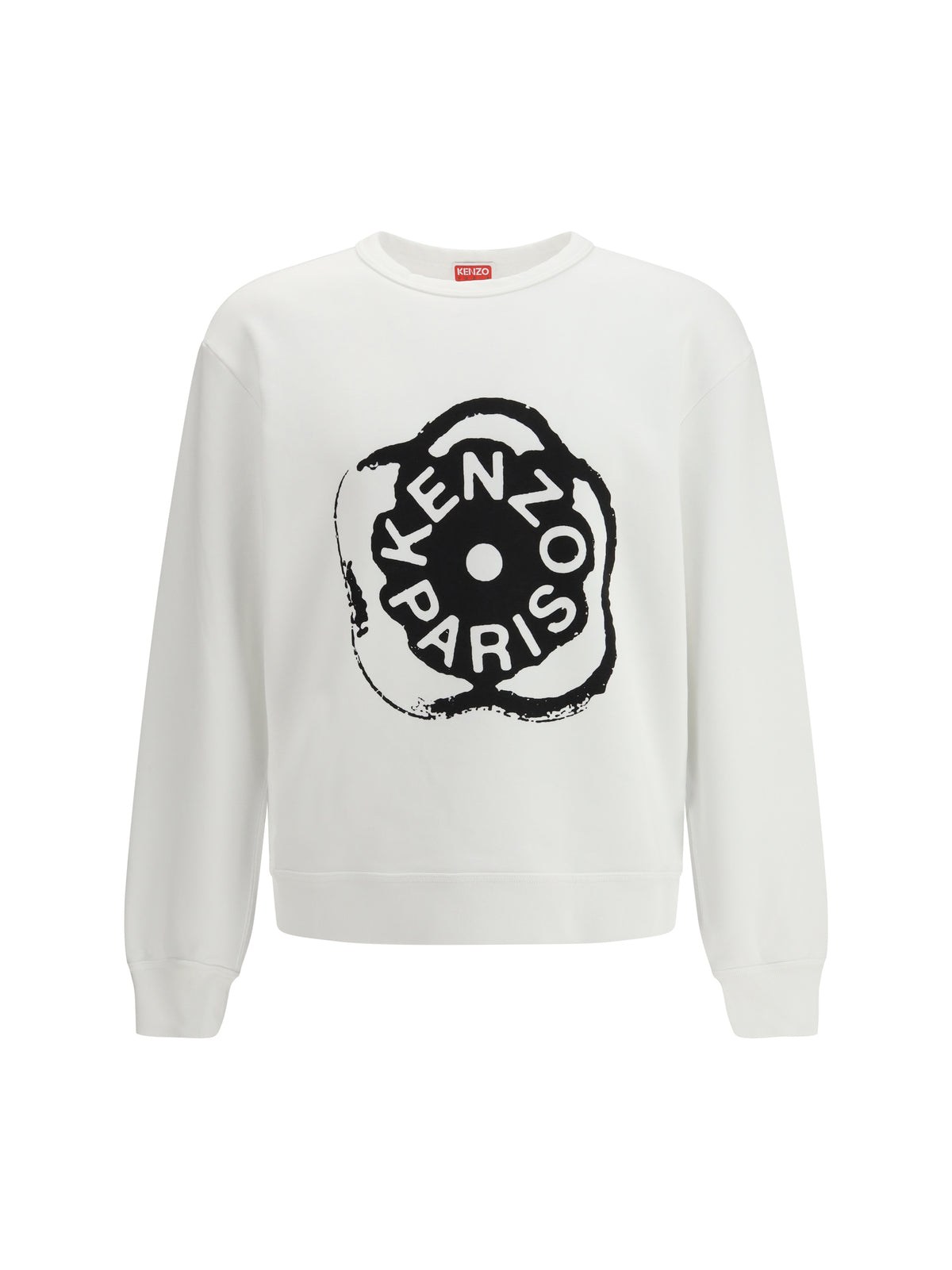 Kenzo Boke Flower 2.0 cotton Sweatshirt - Off White