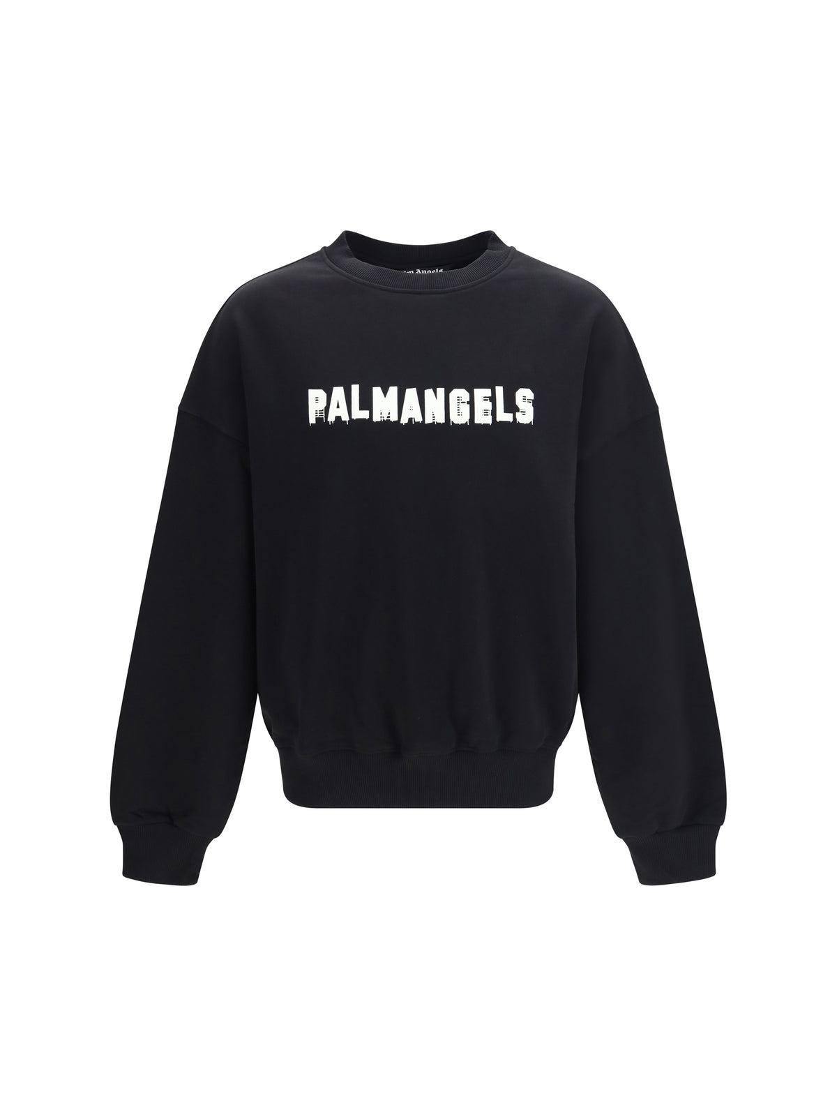 Palm Angels Palm Hills logo crewneck Sweatshirt - Black - Off White