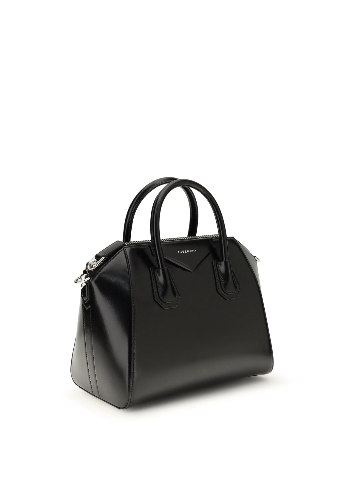 Givenchy Antigona small leather Box Handbag - Black