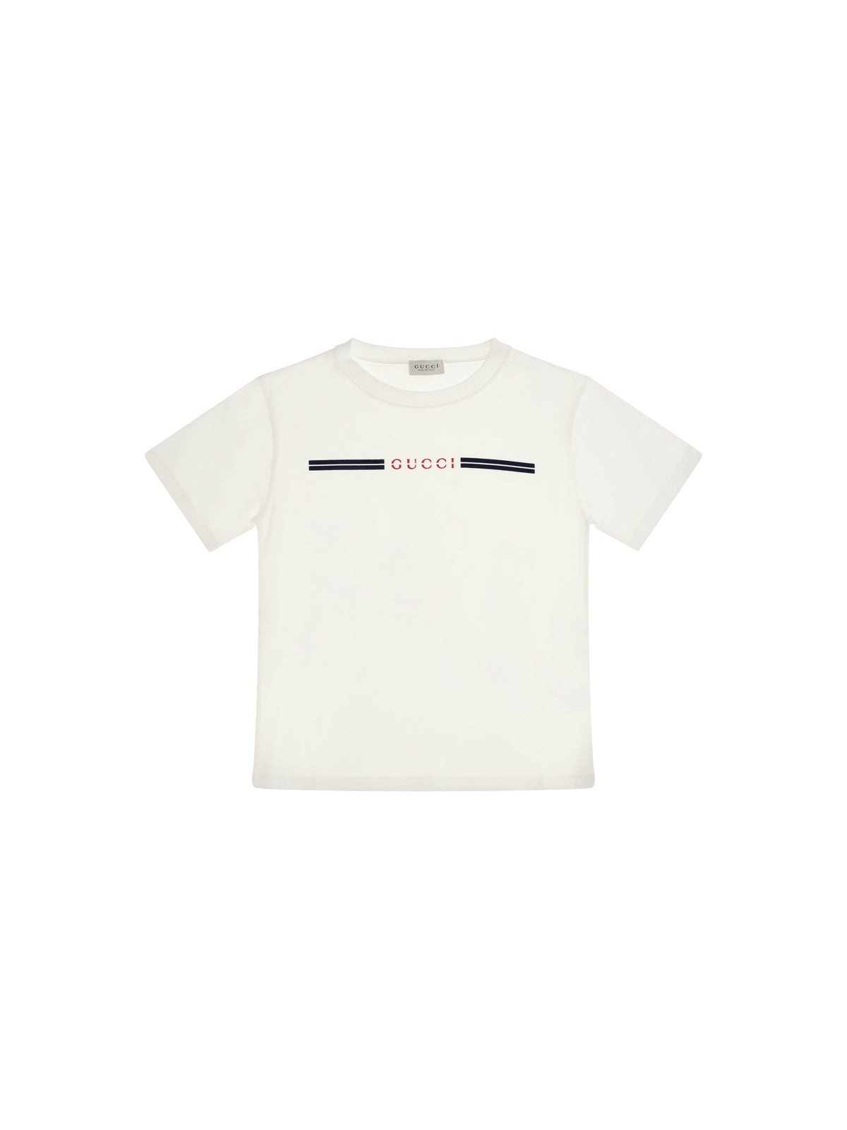 Gucci Cotton logo T-shirt for Boy - New White/Mc