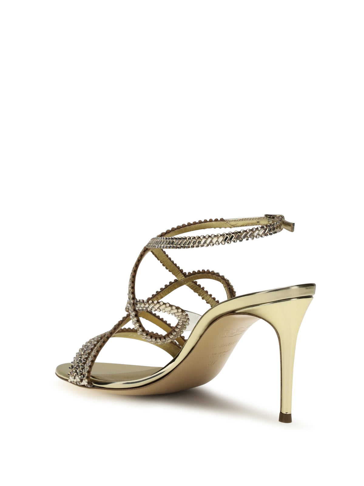 Casadei Julia Josephine Sandals - Gold+Platino