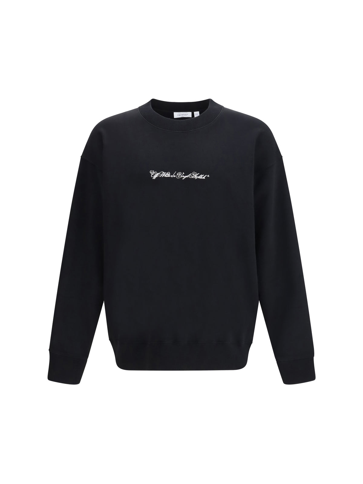 Off-White Script Arrow crewneck Sweatshirt - Black