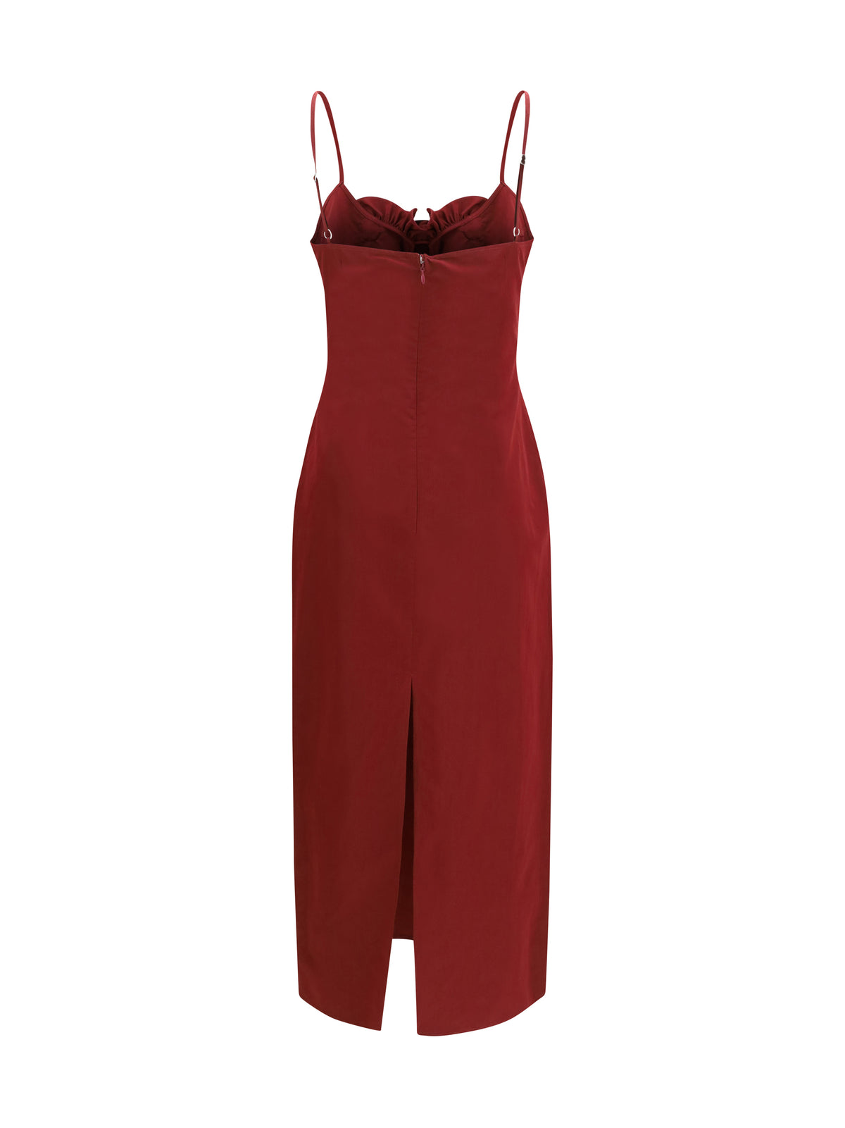 Magda Butrym Flower detail midi Dress - Burgundy
