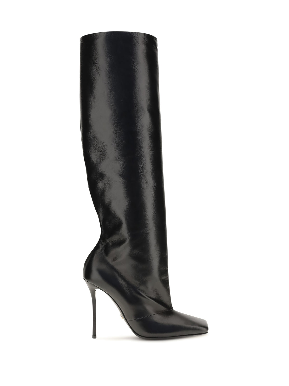 Dolce & Gabbana Calfskin Tall Boots - Black