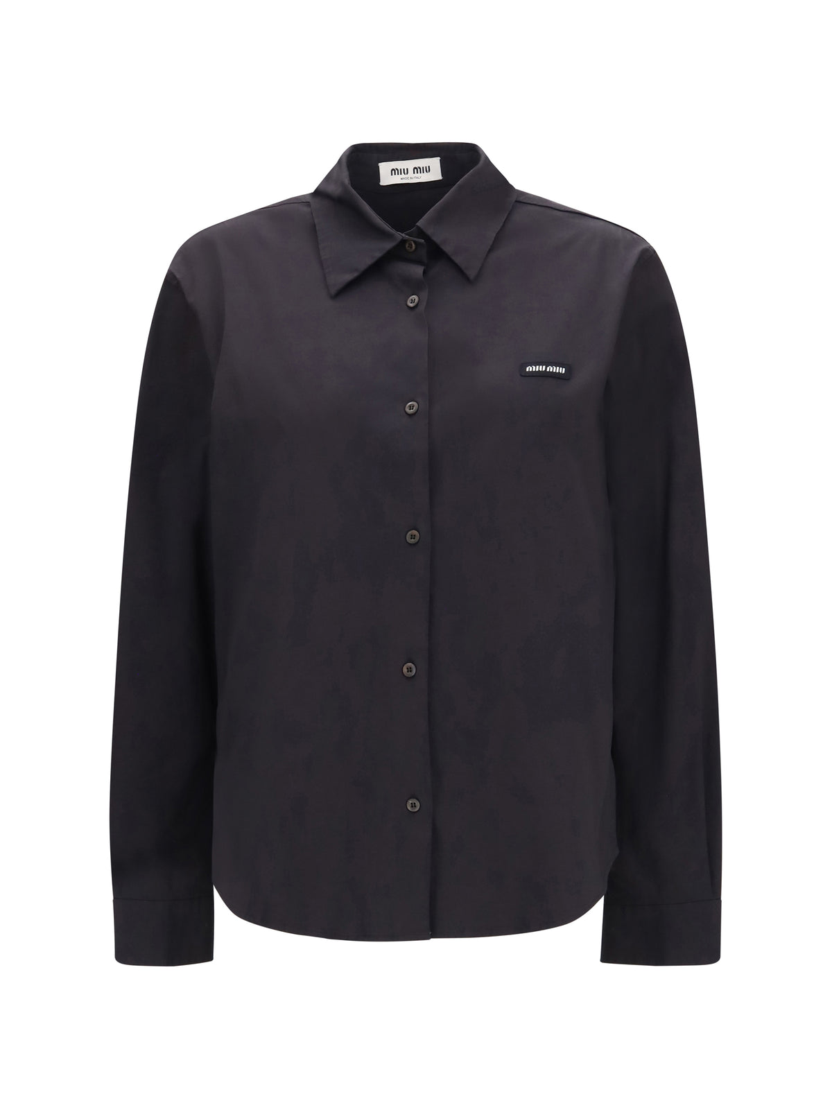 Miu Miu Stretch poplin Shirt - Black