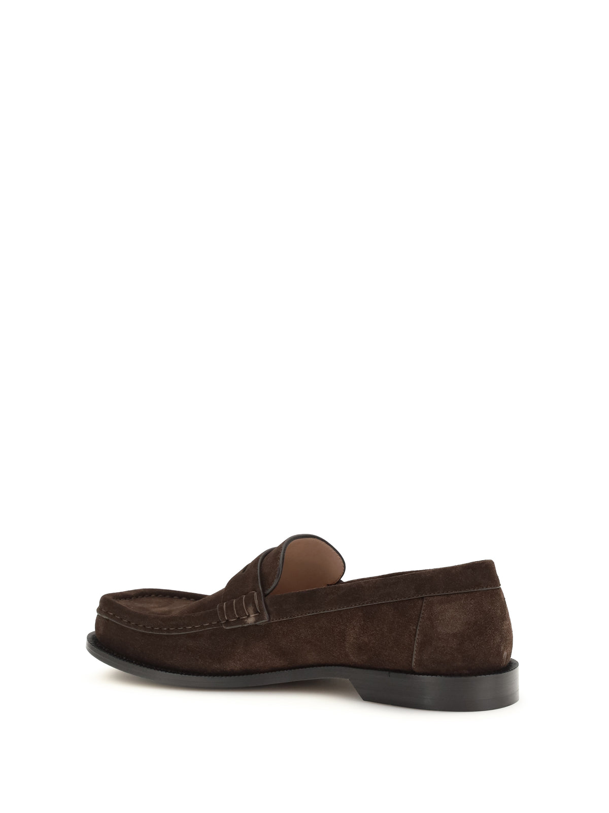 Loewe Campo suede calfskin Loafers - Dark Brown