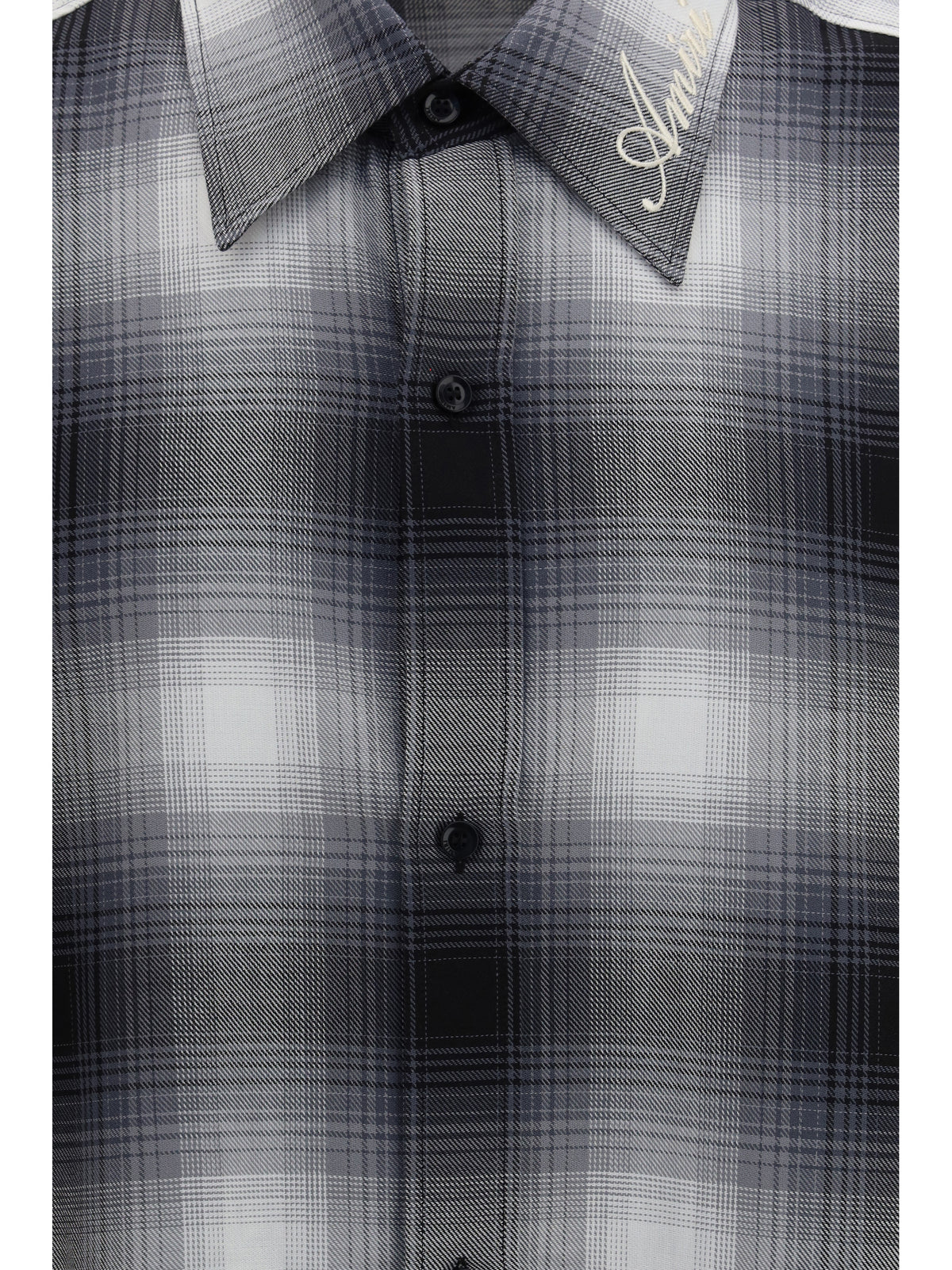 Amiri Oversized flannel Shirt - Black