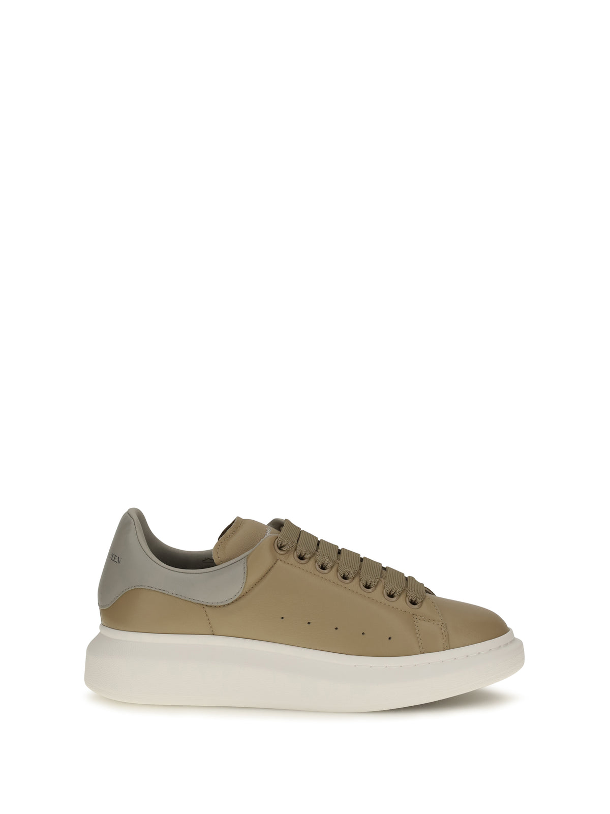 Alexander McQueen Leather Sneakers - Sand/Stone