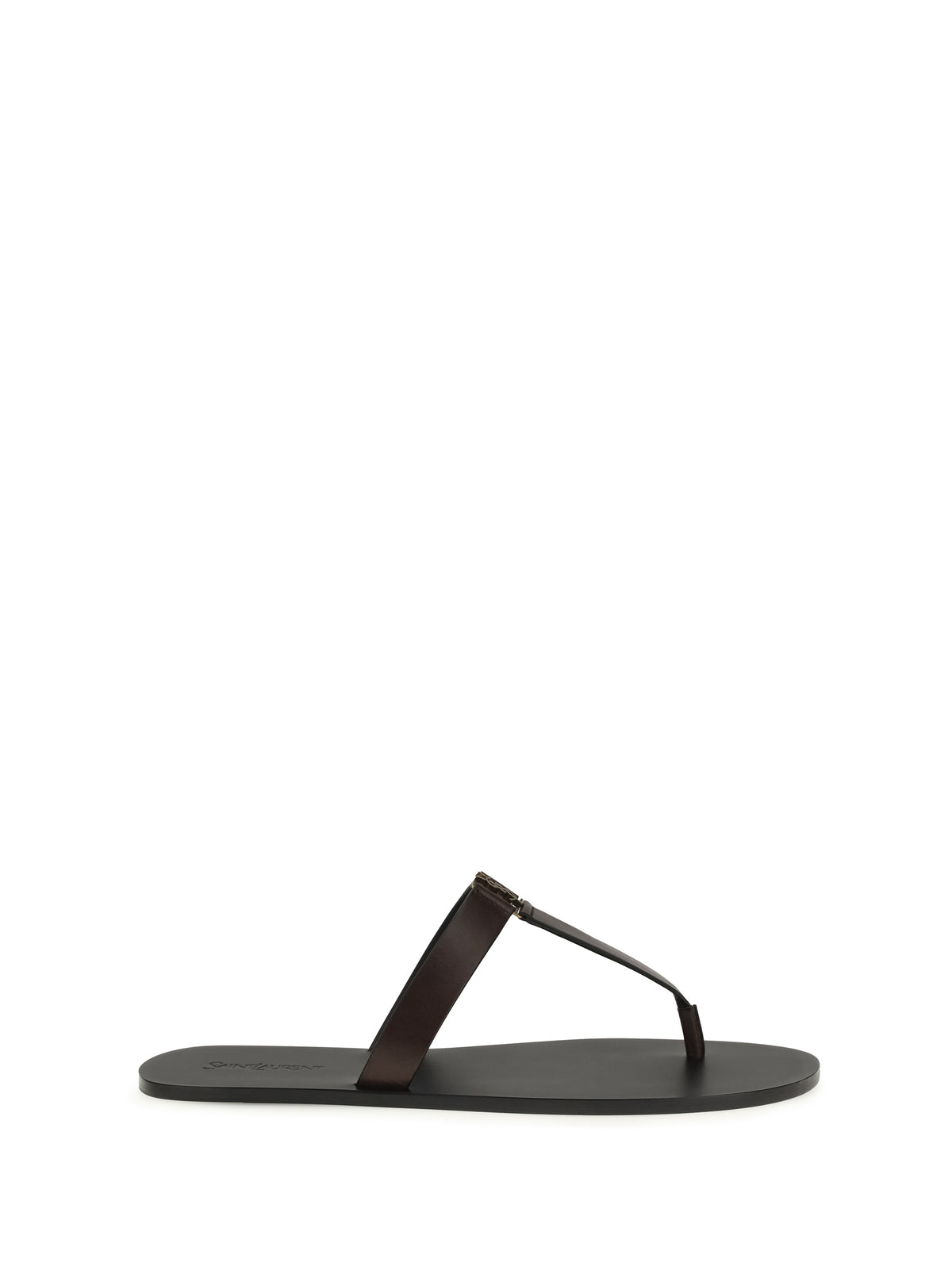 Saint Laurent Babylone thong Sandals - Coffee