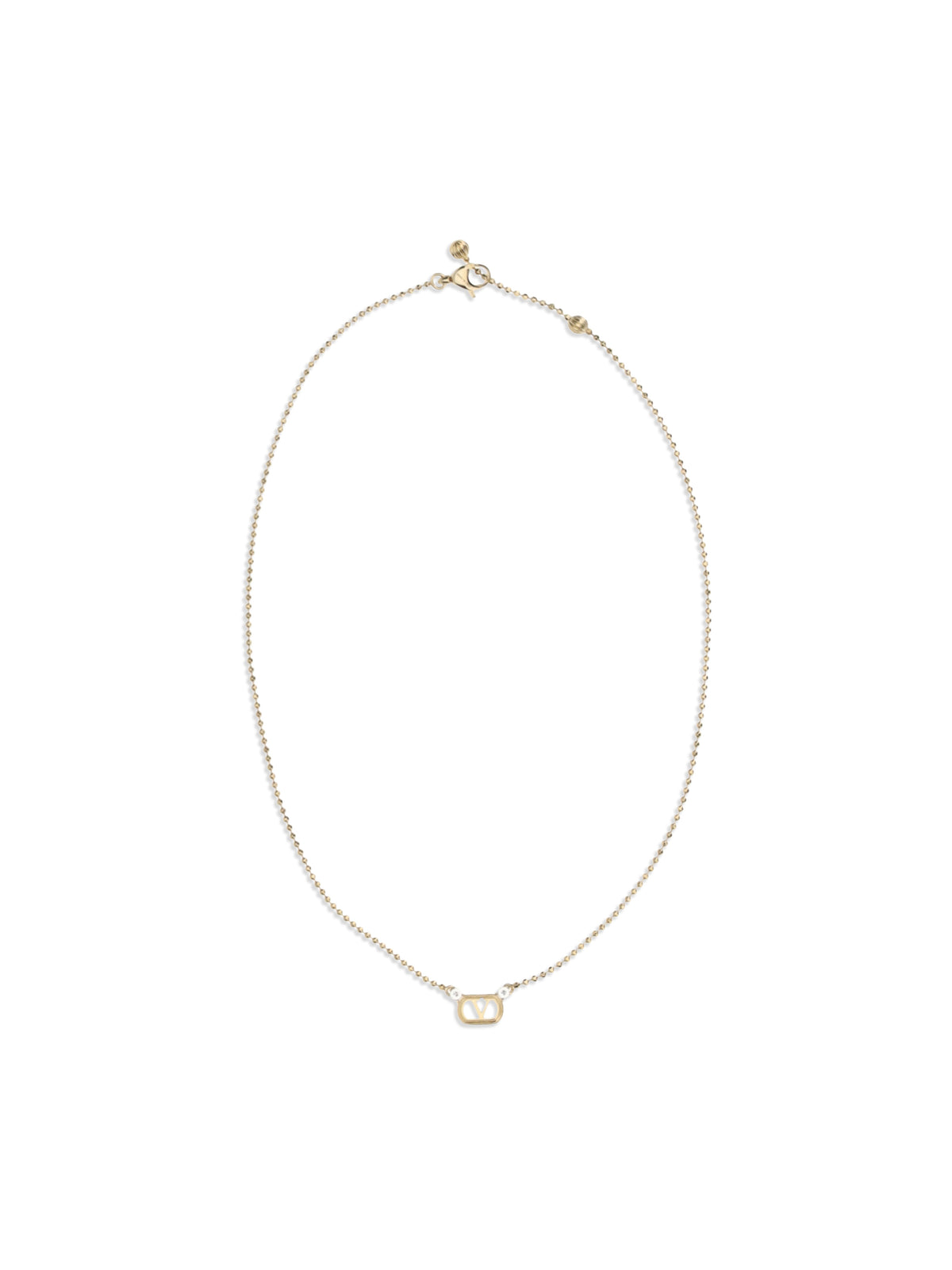 Valentino Garavani Ovalette Necklace with Swarovsky® crystals - Gold/Crystal