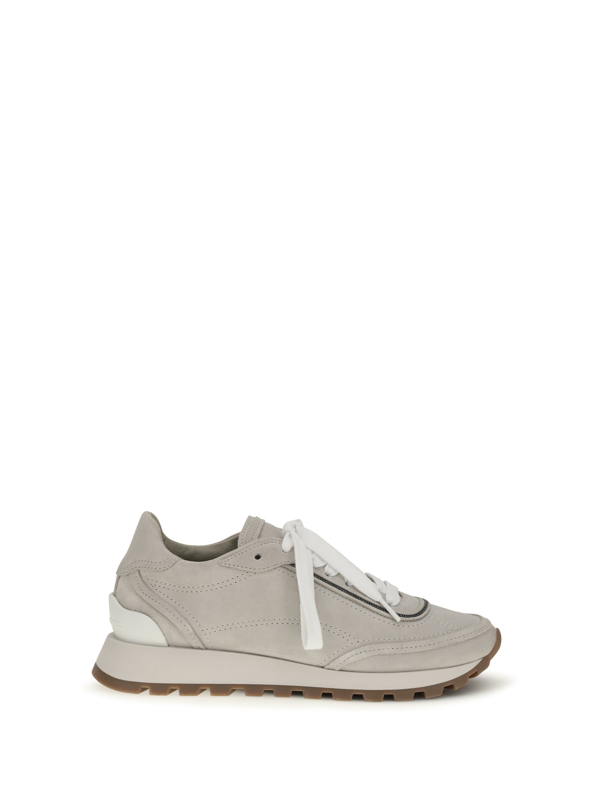 Brunello Cucinelli Leather Sneakers - Quarzo