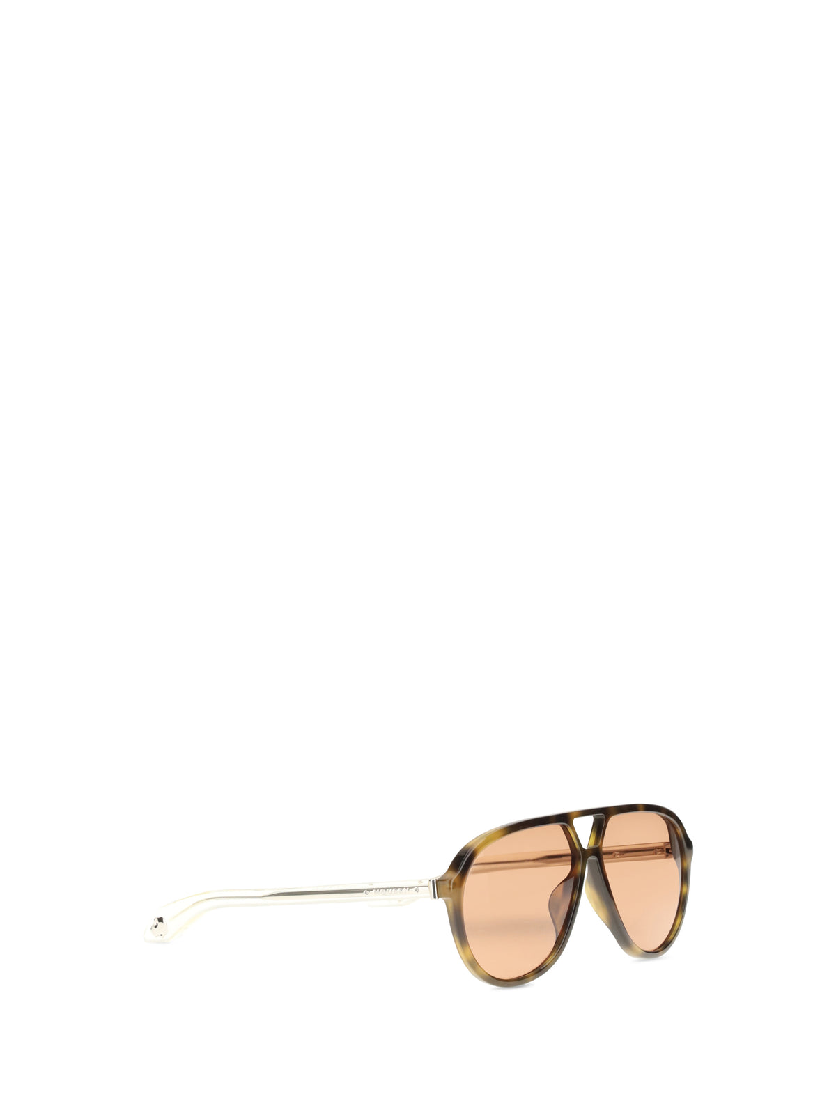 Alexander McQueen Navigator Sunglasses - Ebony/Gold