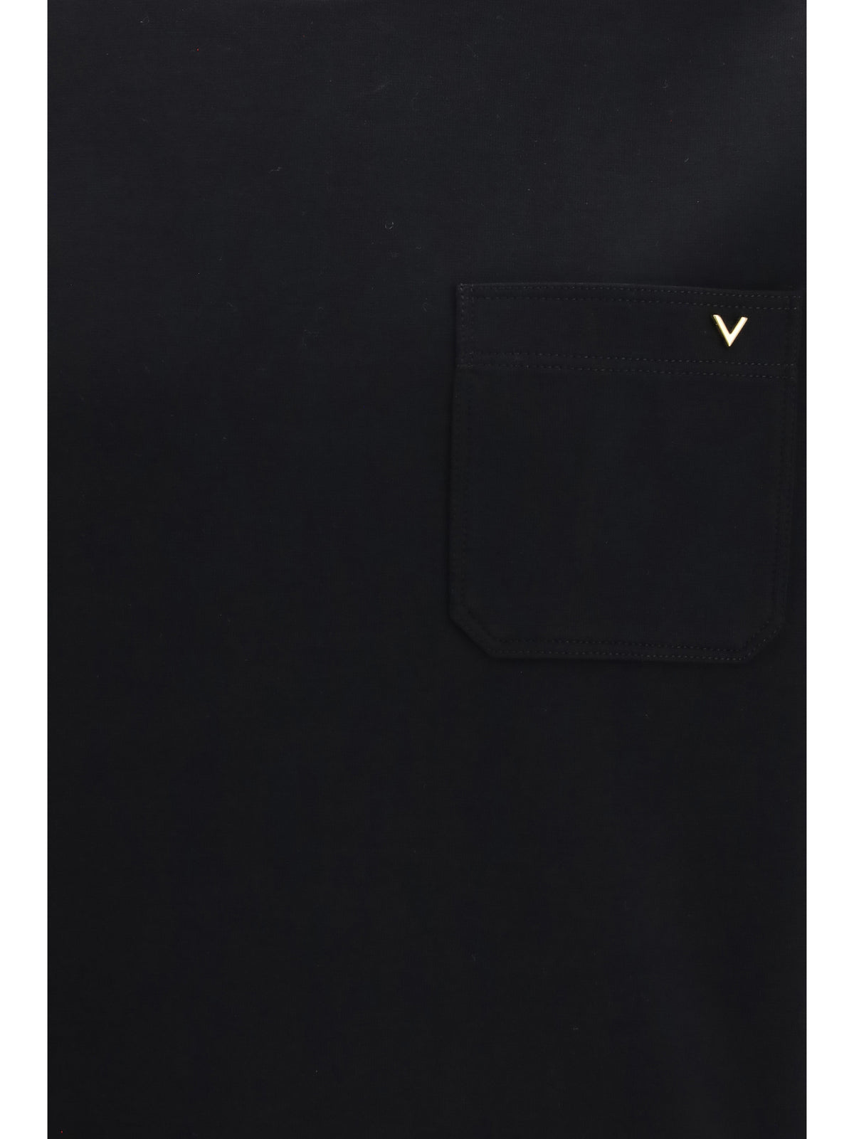 Valentino Sweatshirt with pocket and VLogo - Black