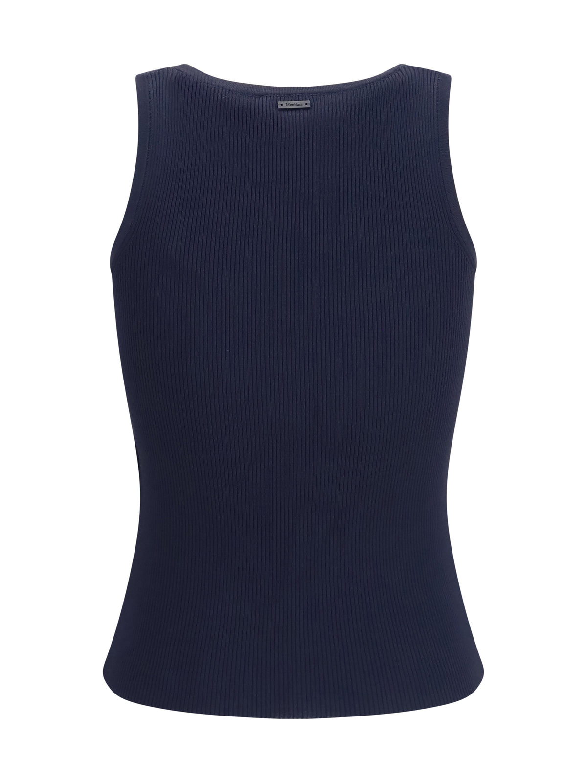 Max Mara Ribbed jersey Tank Top - Blue Marino