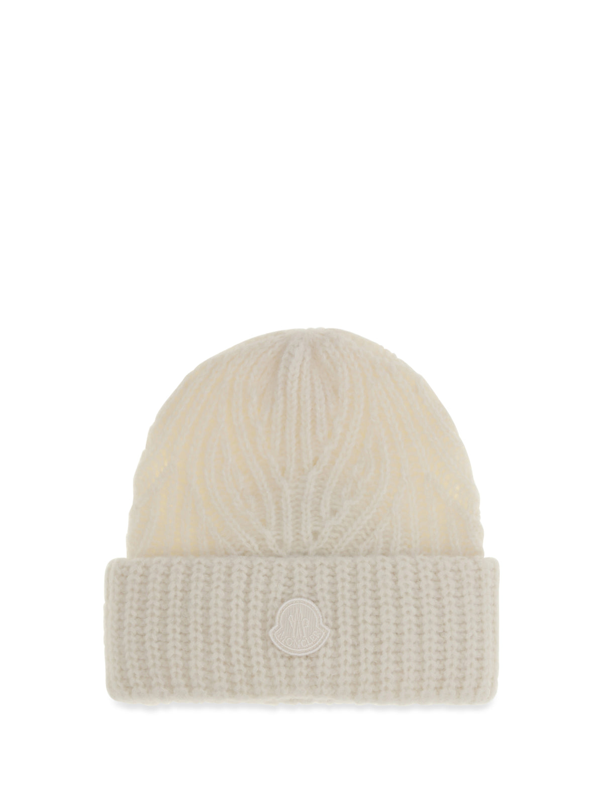 Moncler Alpaca-blend cable-knit Beanie - Natural