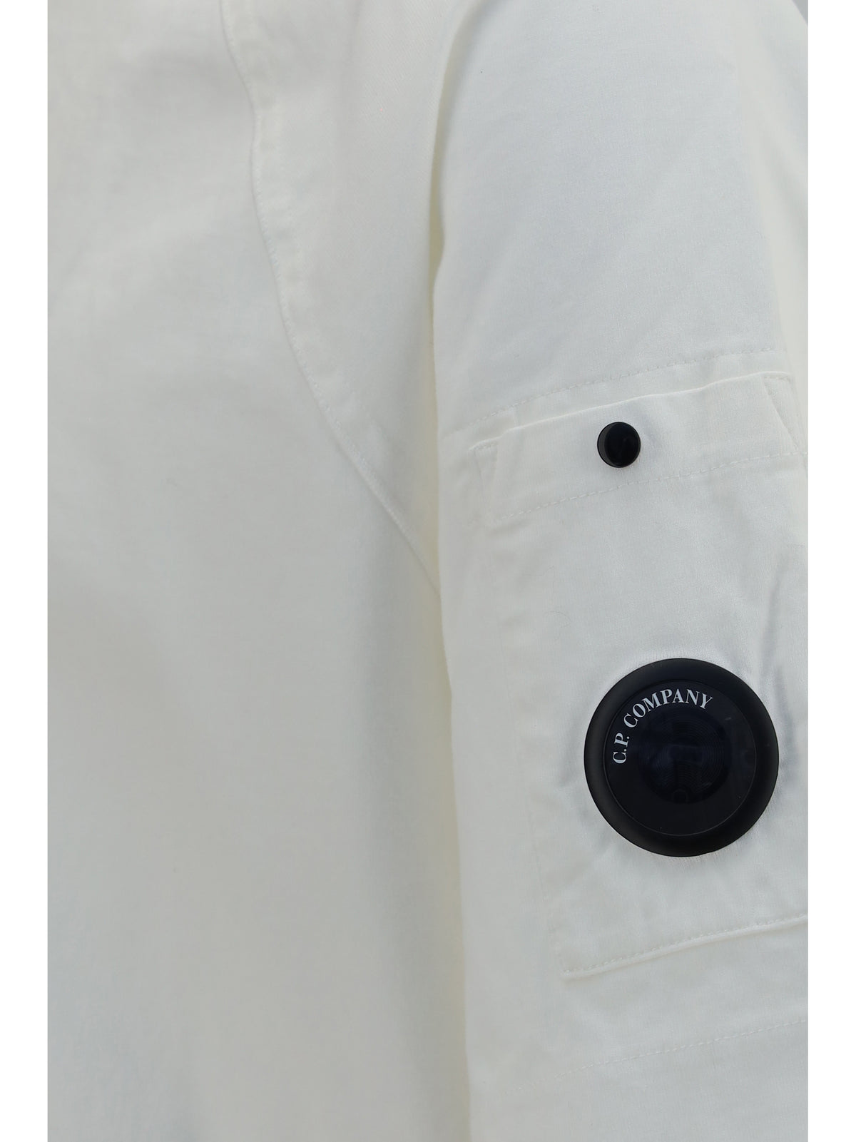 C.P. Company 30/2 mercerized cotton jersey short-sleeve T-shirt - Gauze White