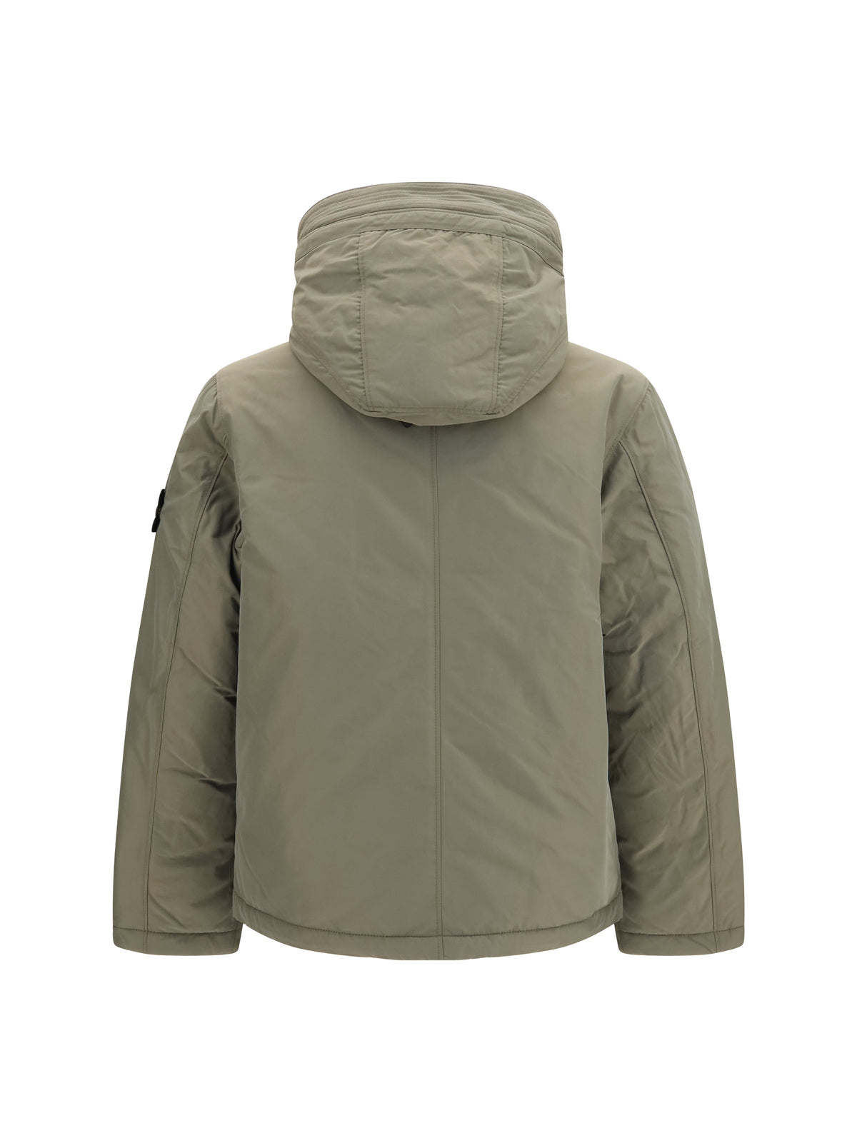 Stone Island Padded micro twill Jacket - Military Green