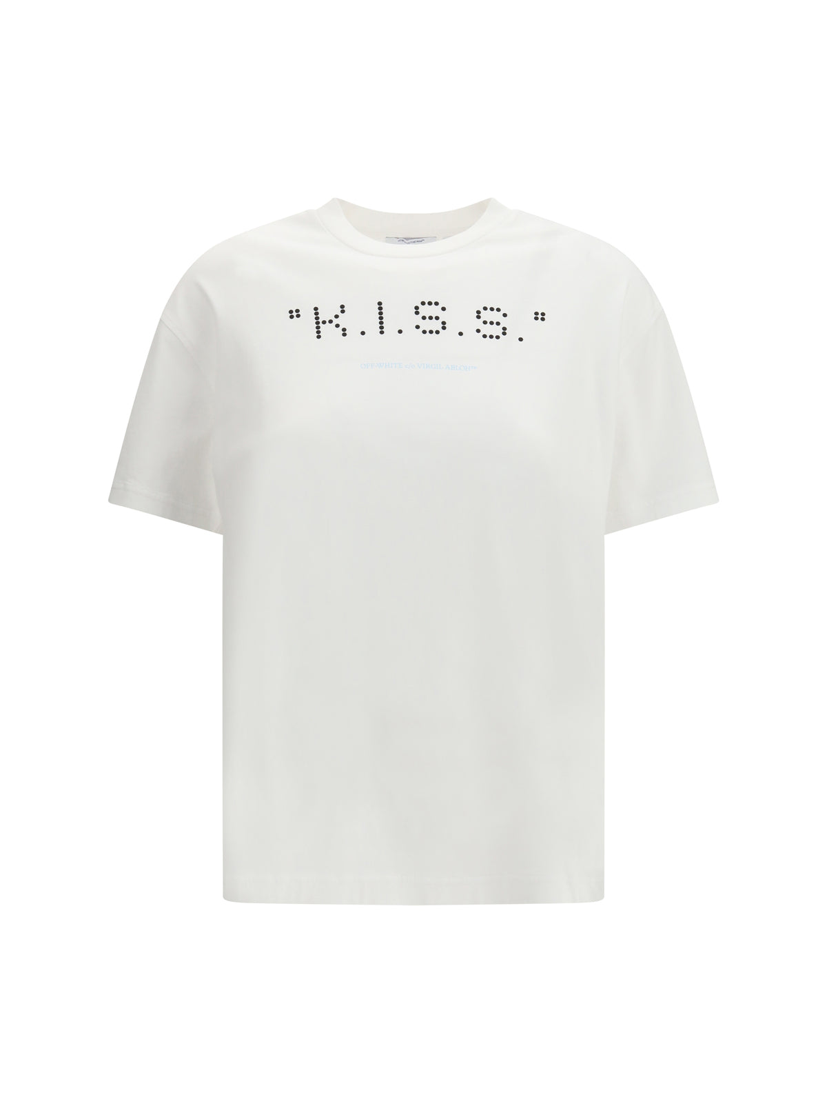 Off-White Kiss Quote T-shirt - White-Black
